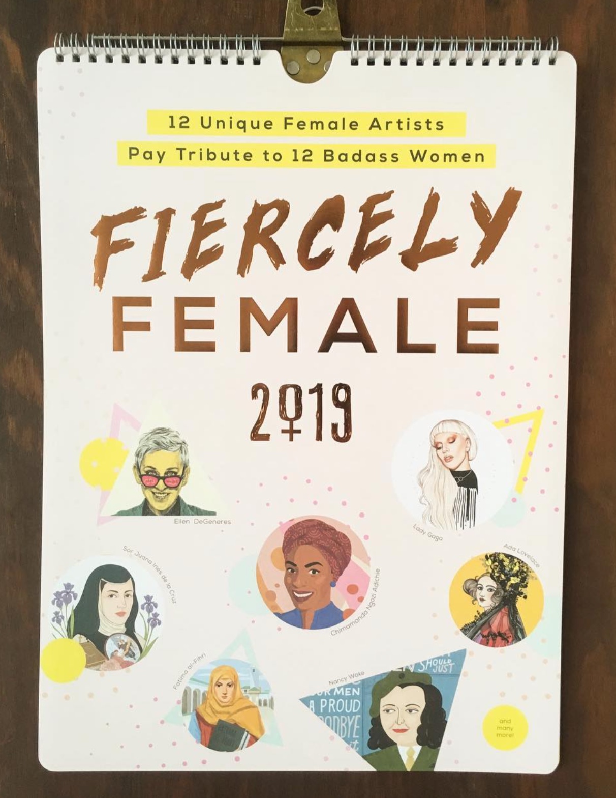 Fiercely Female Calendar 2019