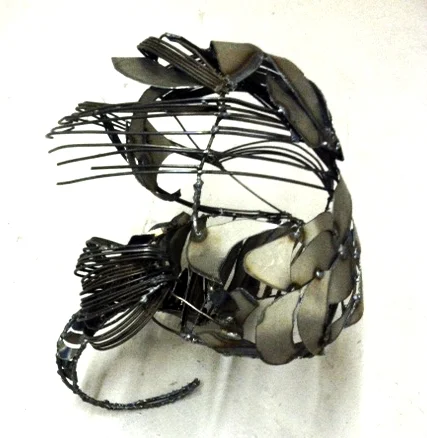 Organic Drone. steel. 2x2'