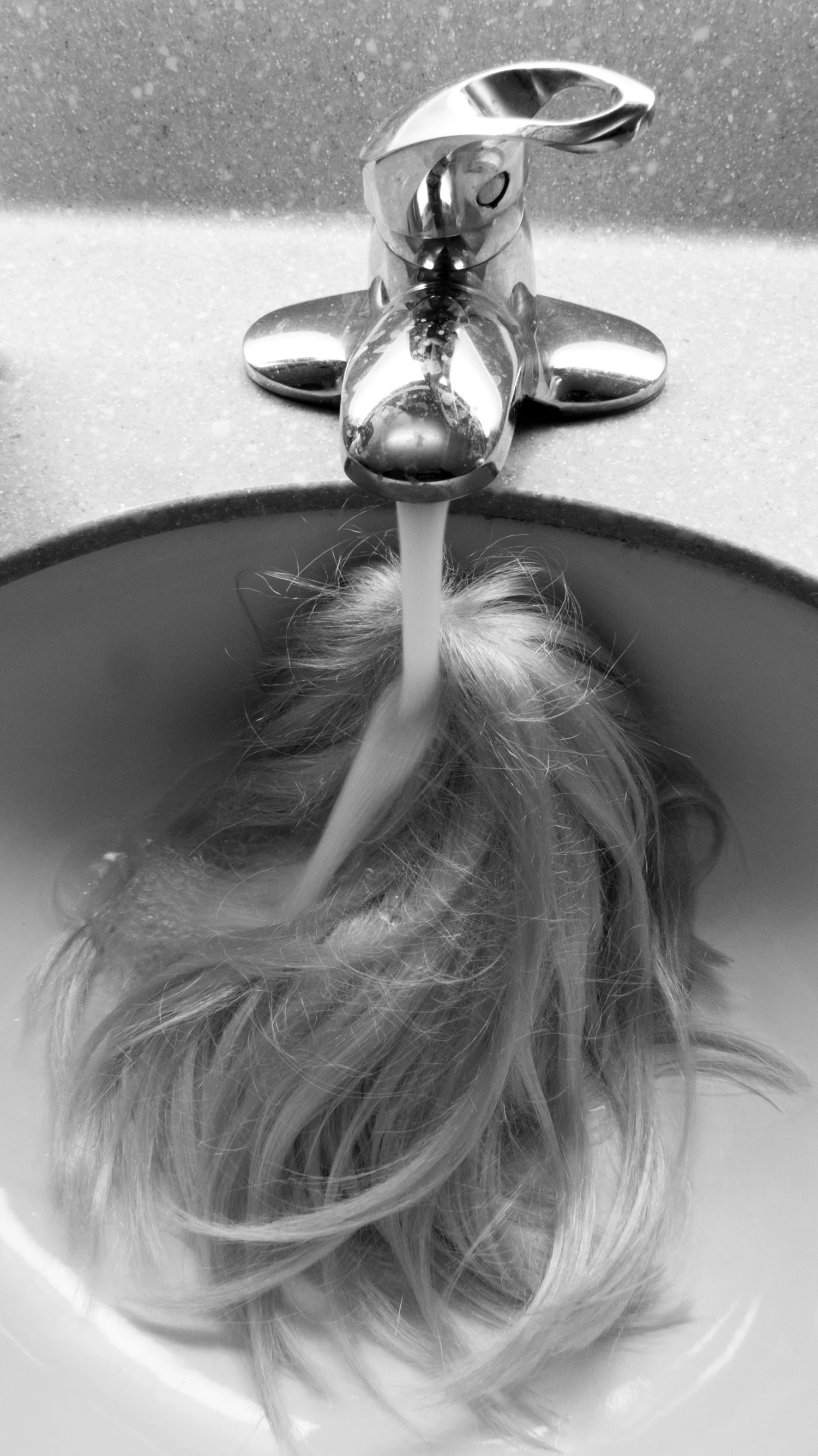 Disassociate 1. black and white photograph. 12x4"