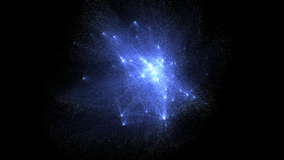   CLOUDS is not a linear film, but a real-time executable which generates sequences of dialogue based on interactive input. Each of the interviews has been edited into individual fragments, and richly tagged. An algorithm then leaps from clip to clip