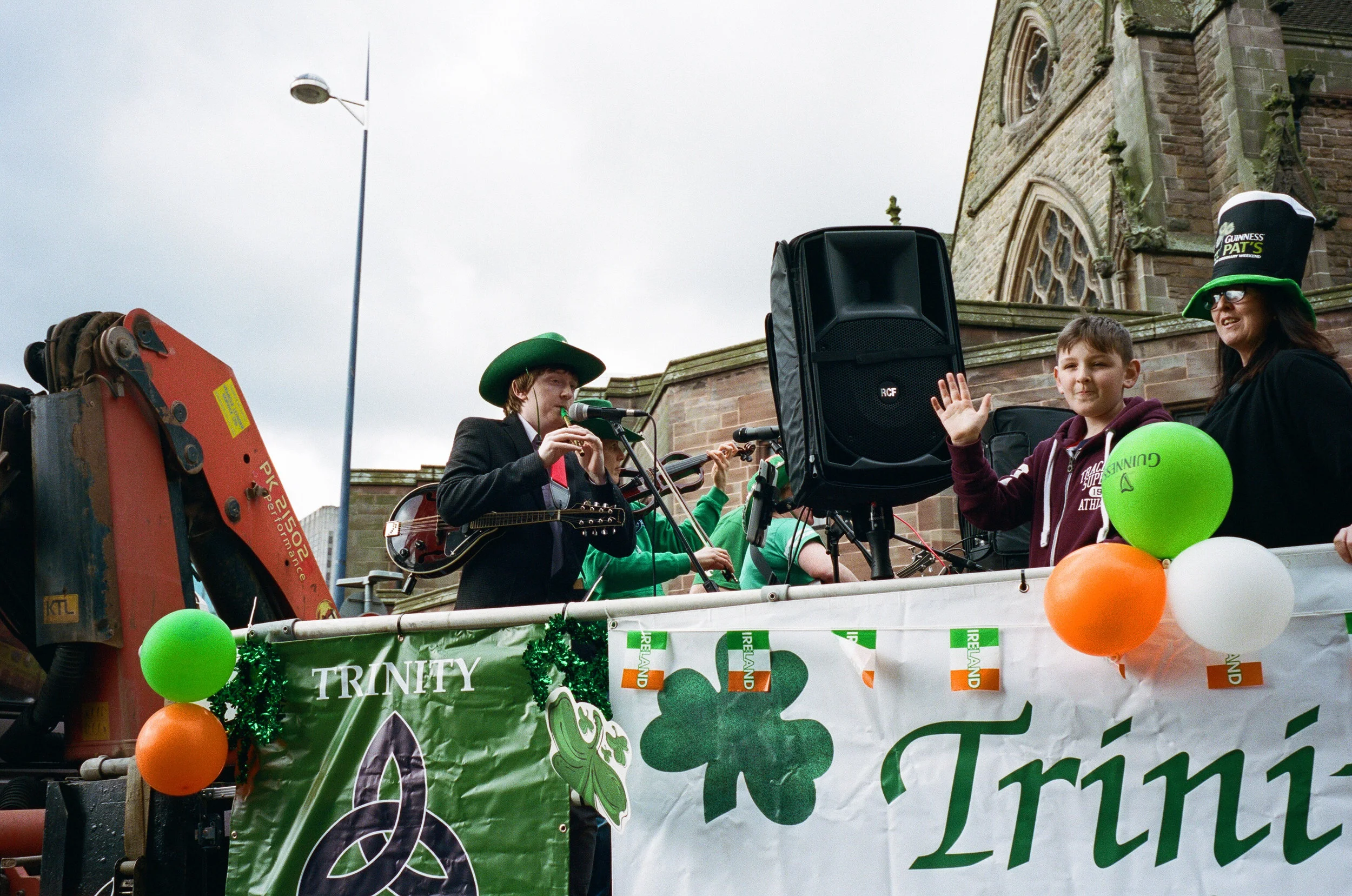 Saint Patrick's Day Parade, Birmingham. United Kingdom. 2017.