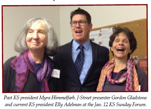 kol shalom newsletter Report on sunday forum presentation, january 2014