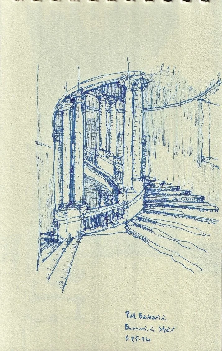 Pal Barbarini - Borromini Stair 1634