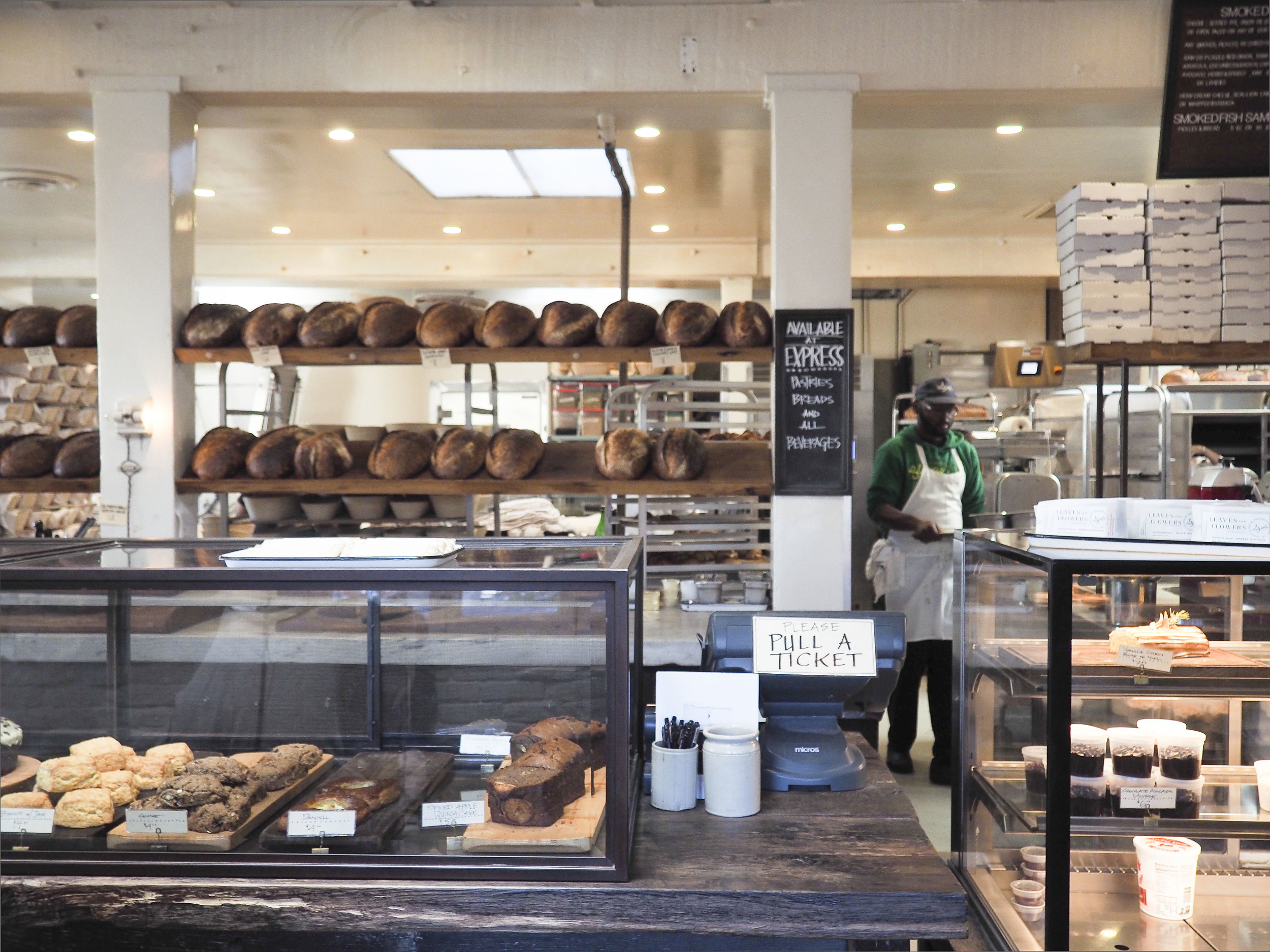 Gjusta is the place to be, there is no doubt about it. Everyone comes there to eat the place's amazing healthy food.