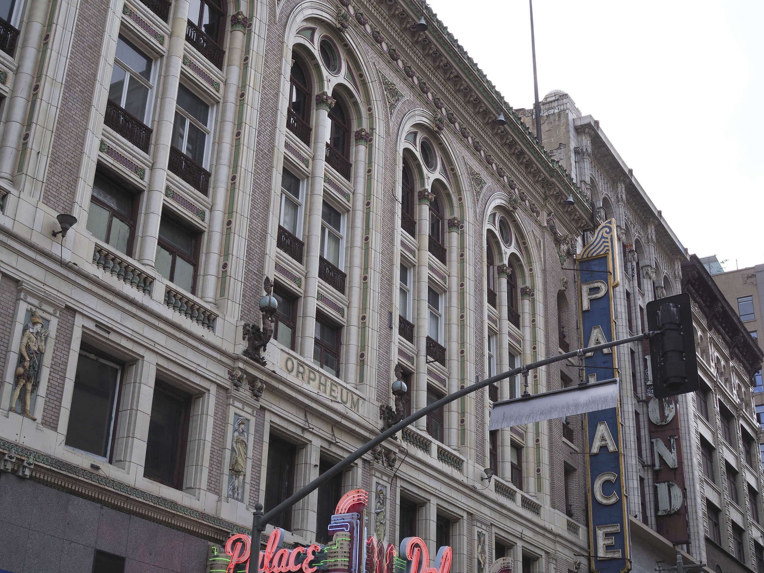 Downtown L.A. sometimes reminds me of New York. I get nostalgic when I go there.