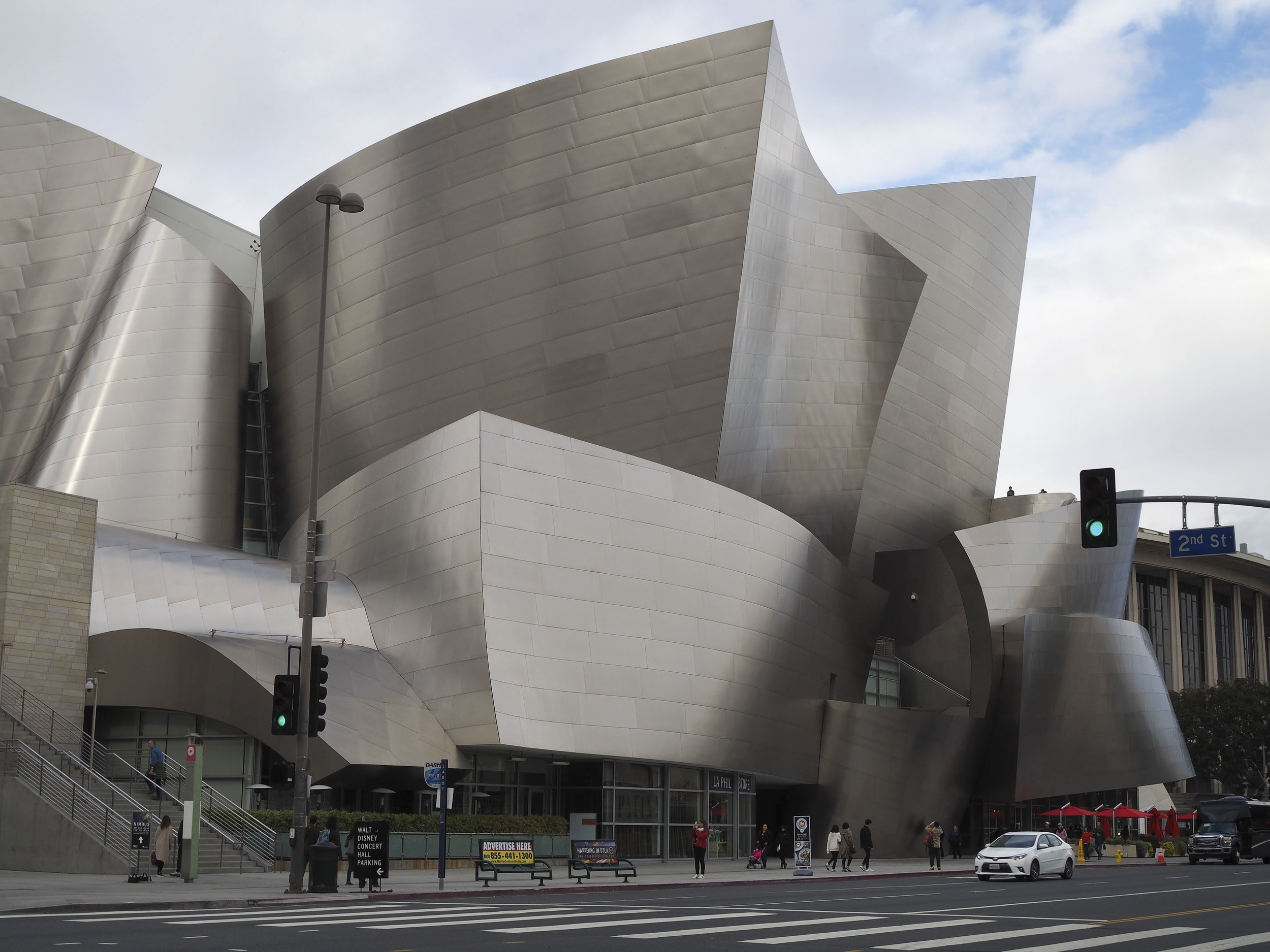 The beautiful Disney Concert Hall.