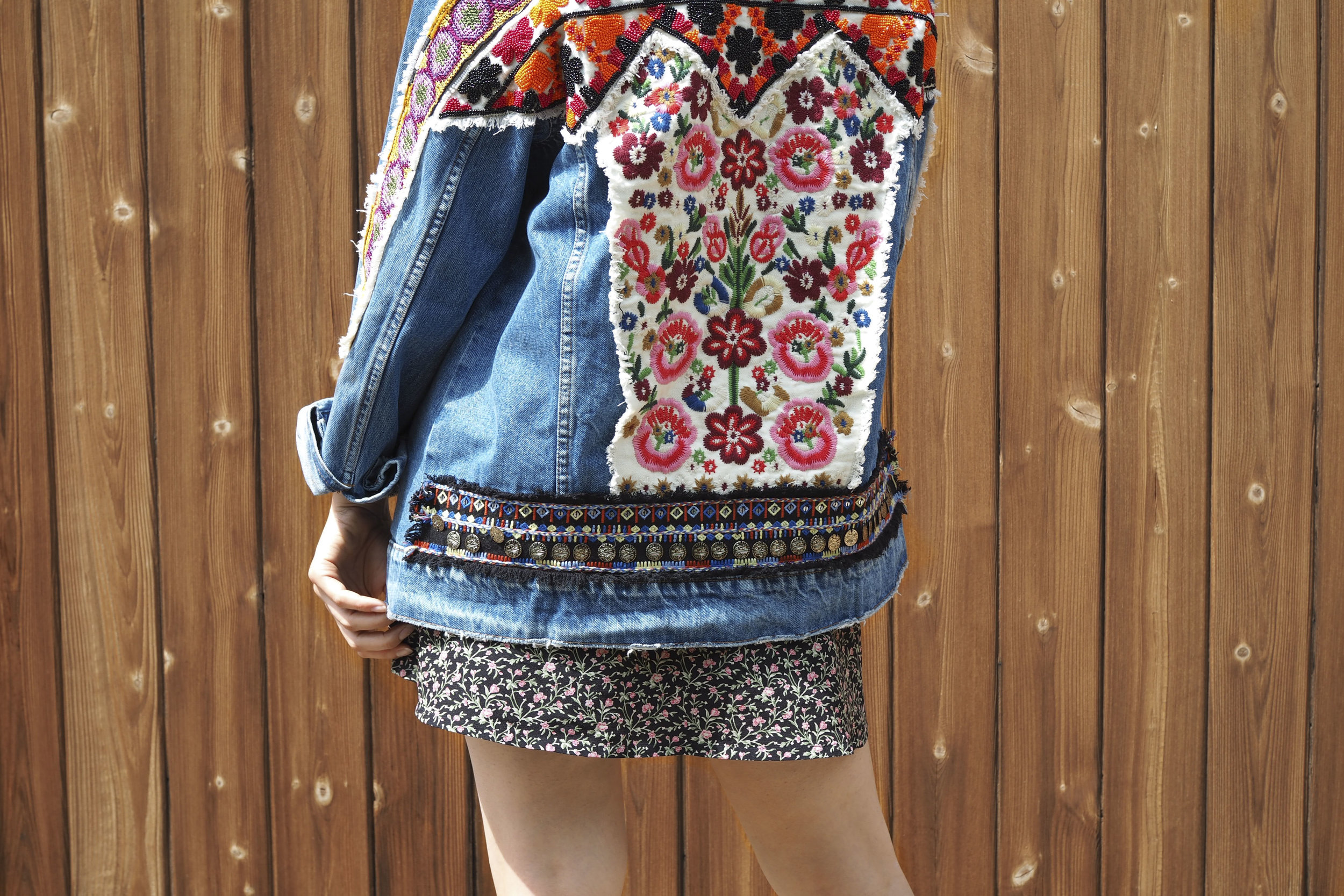 Zara Jacket, Agnes B. Skirt and Top.