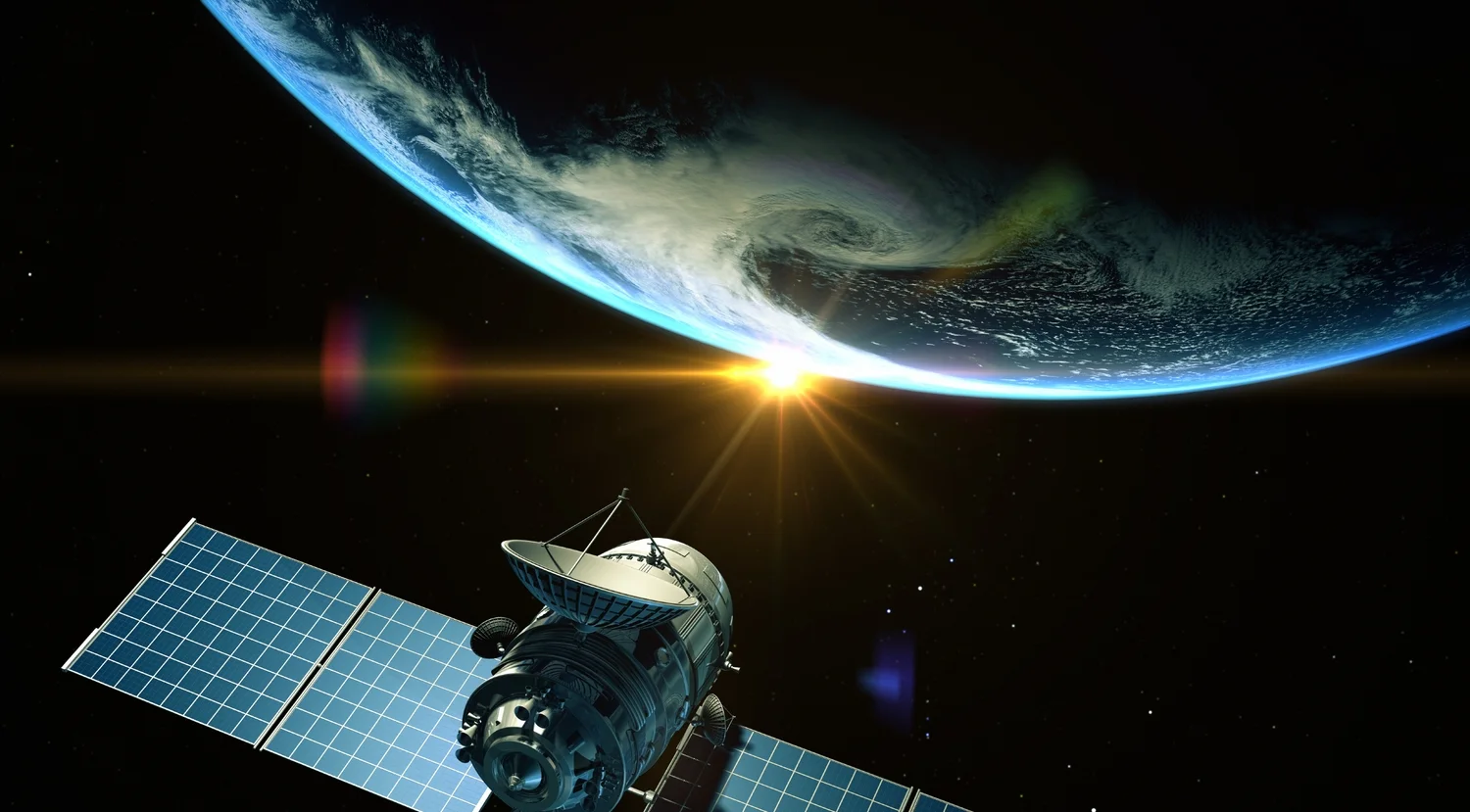 Satellite in orbit iStock Photo.jpg