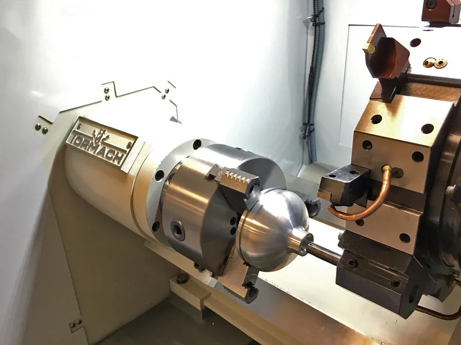 Propellant Tank Bulkhead on the Tormach Lathe