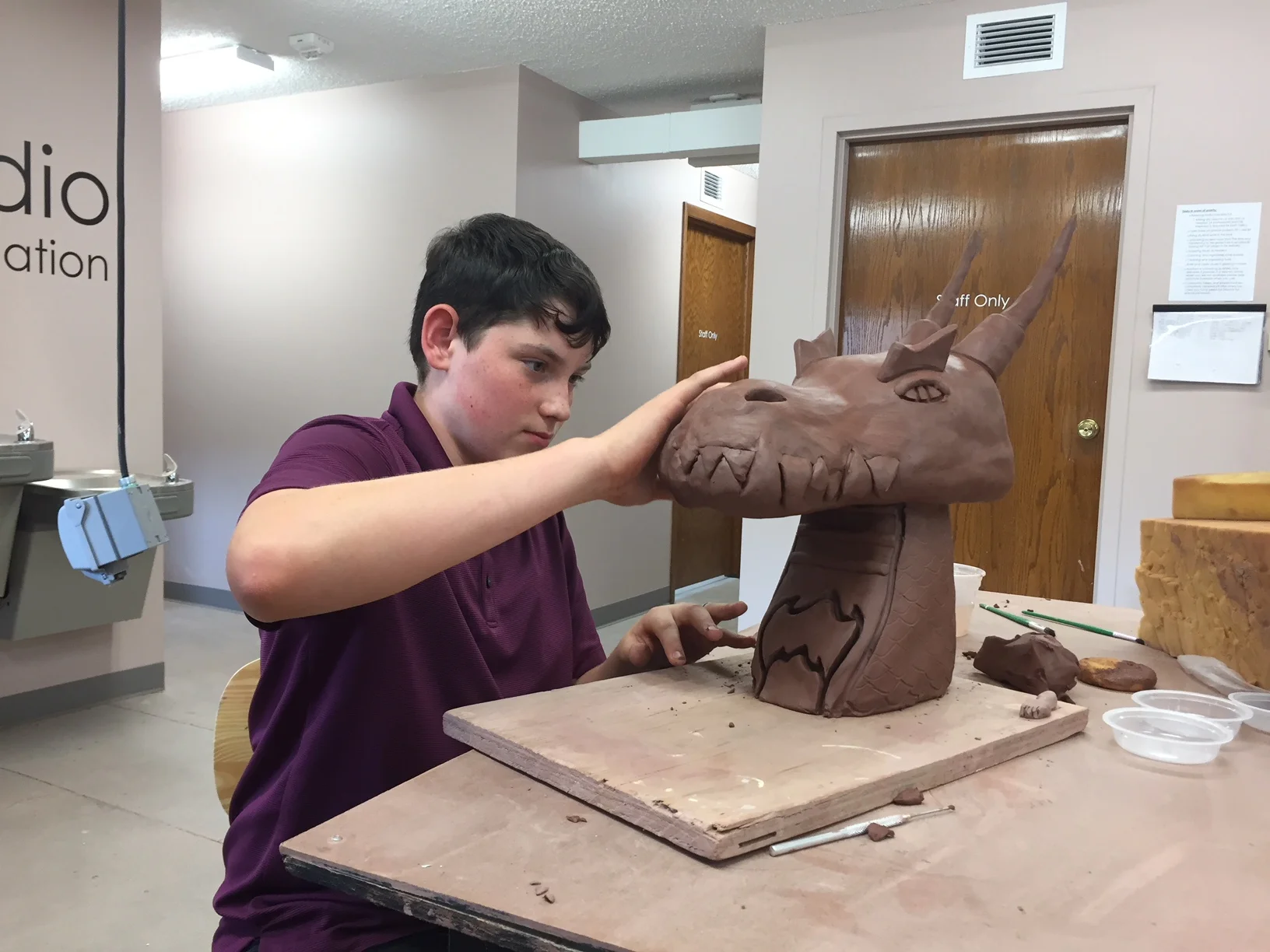  High School Ceramic Sculpture Camp  Nebraska. 2017 