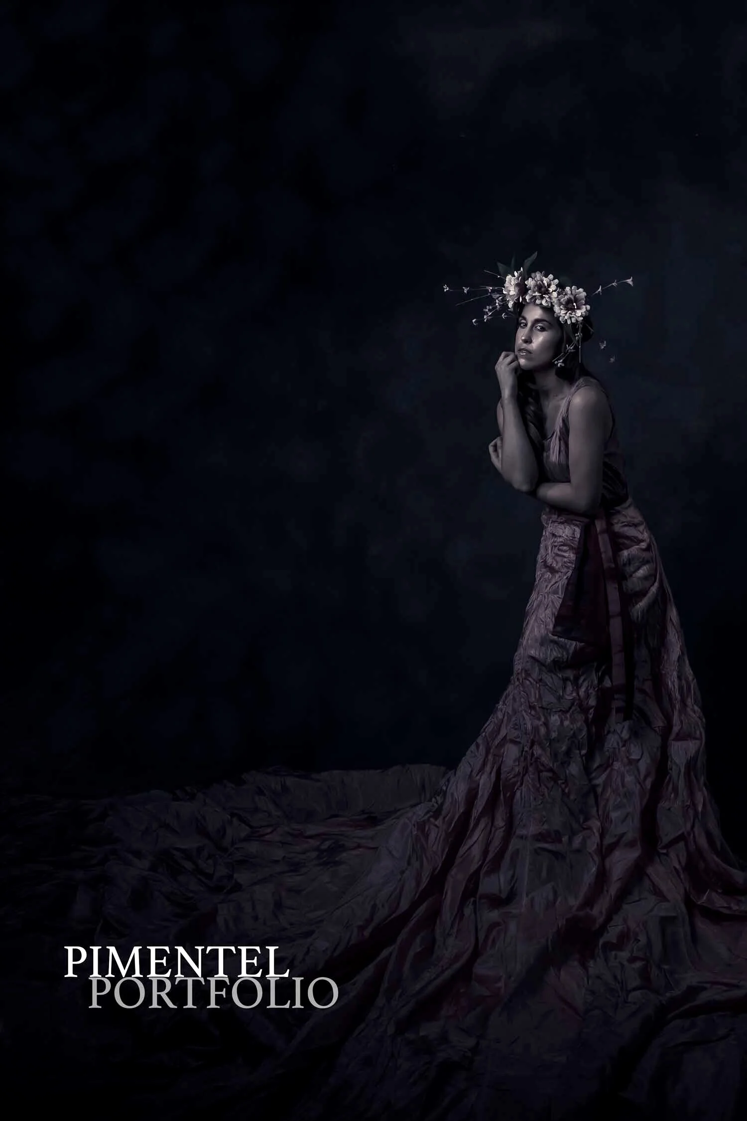Photographer Kimberly Pimentel, Model Mikaela Carson, Makeup Chandra Cheyenne, Artistic Direction Roxane Henrici 