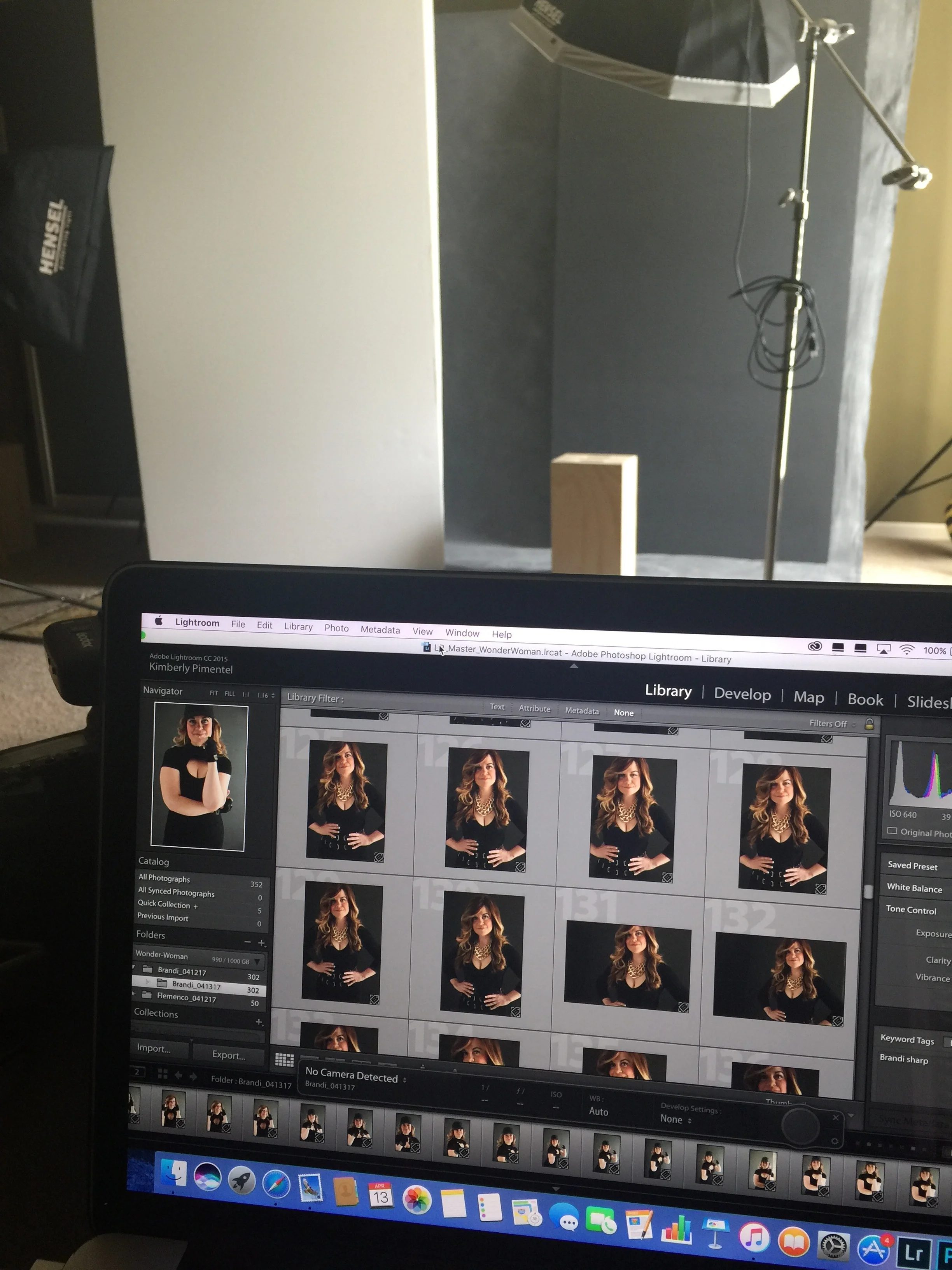 Post Shoot captures dialing in the Look