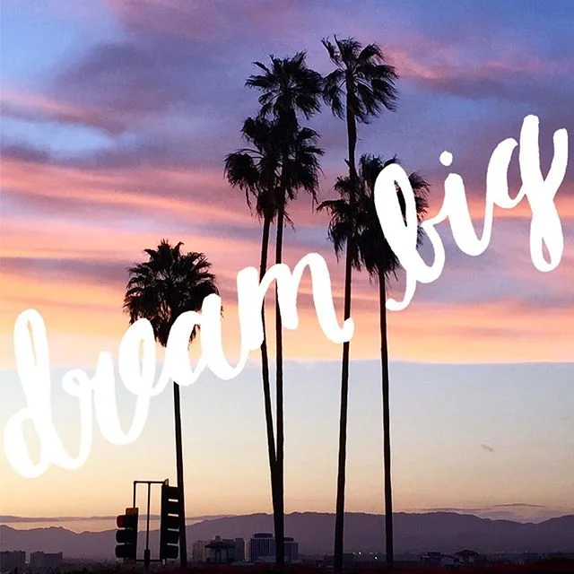 LA really has the best sunsets. This cotton candy sky is one of my favs ๐ Today I am very practically dreaming of warmth and sunshine and no snow, please Boston!! ๐