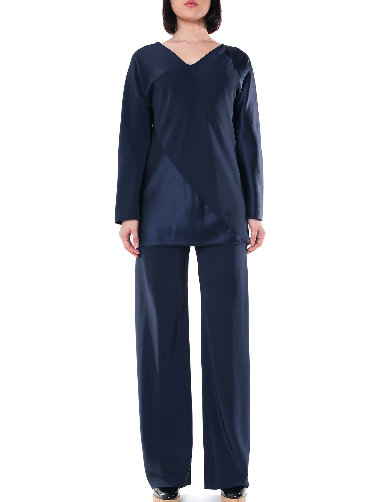 Long Sleeve V-Neck Tunic