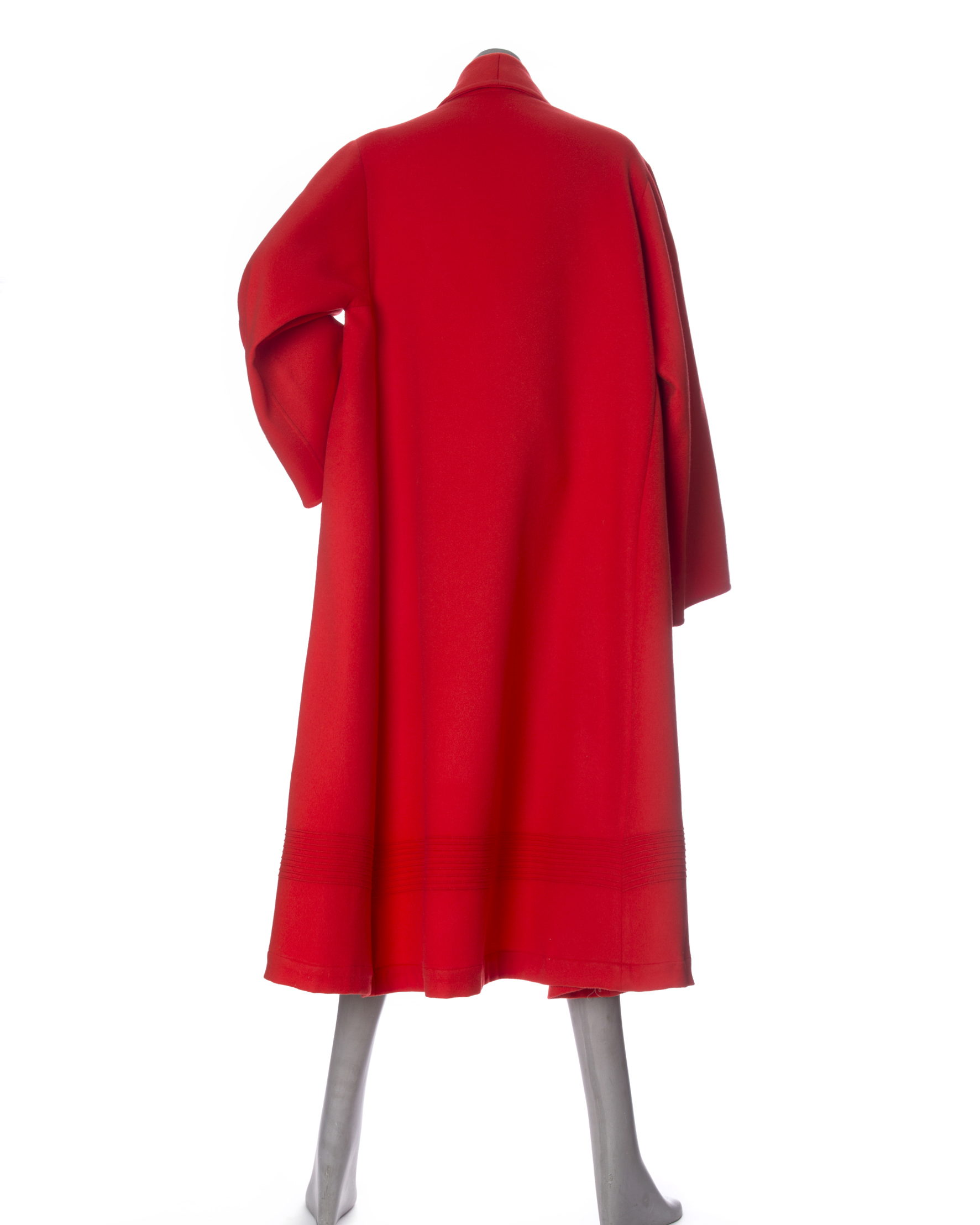 wool trapeze coat