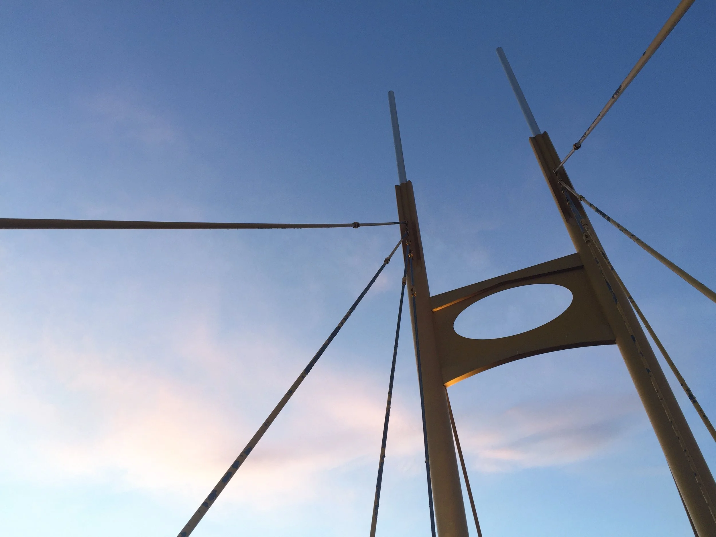 Kamloops Yellow Pedestrian Bridge
