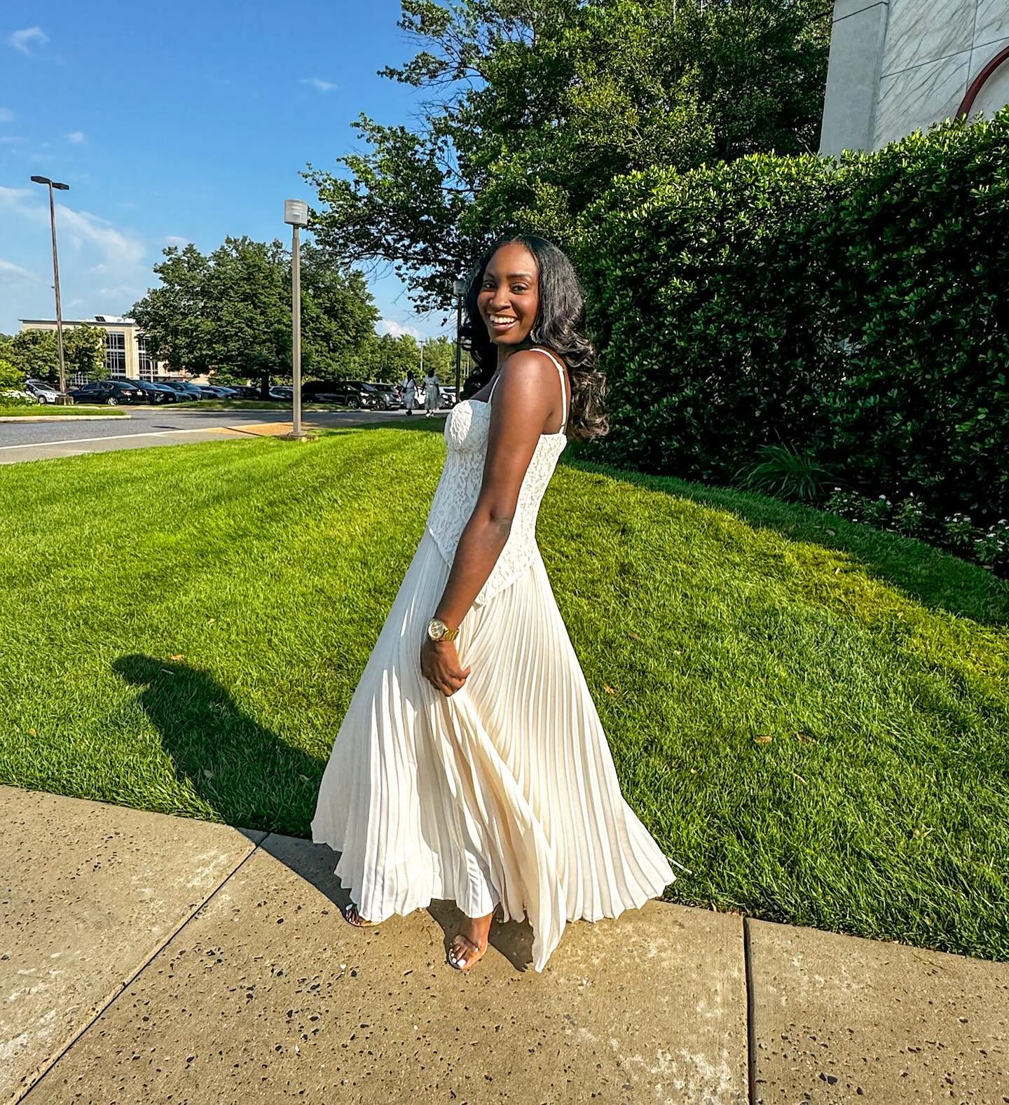 053125 | Faith said I look &ldquo;flirty, fun, and free.&rdquo; 

I think every woman deserves to feel like Aunty Fatia. 

The Lord redeems and He restores. It is truly the year of the Bride. Happy married life!