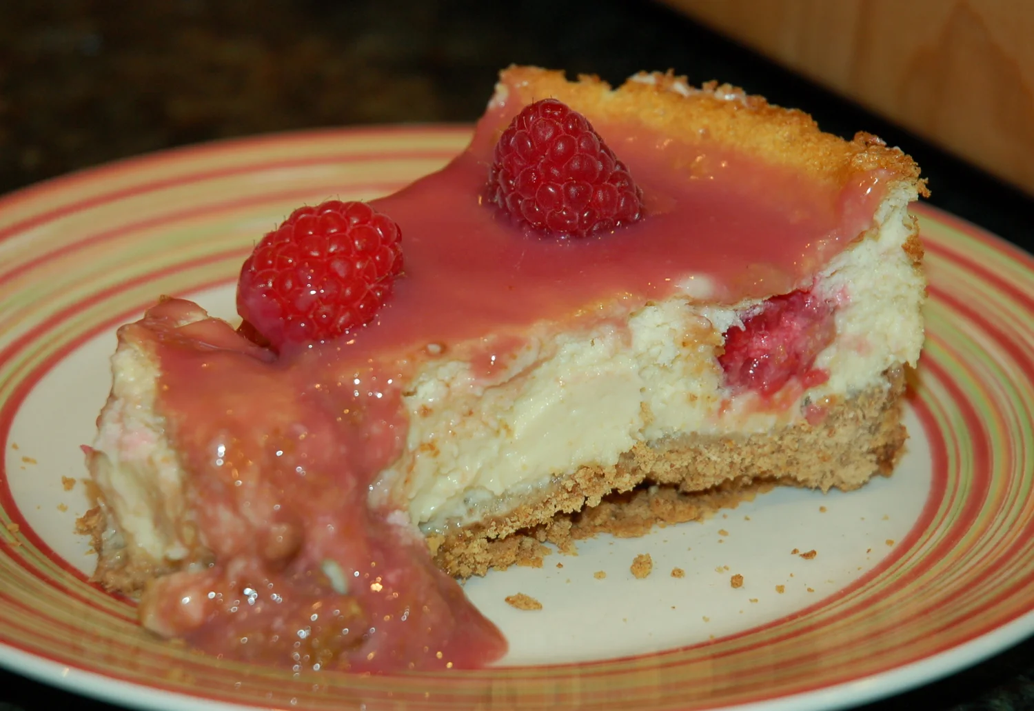 Cheesecake, Raspberry-Lemon