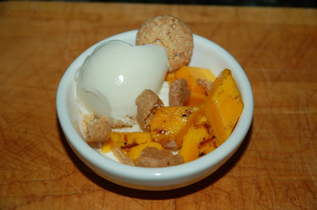 Grilled Mango Sundae for Adults