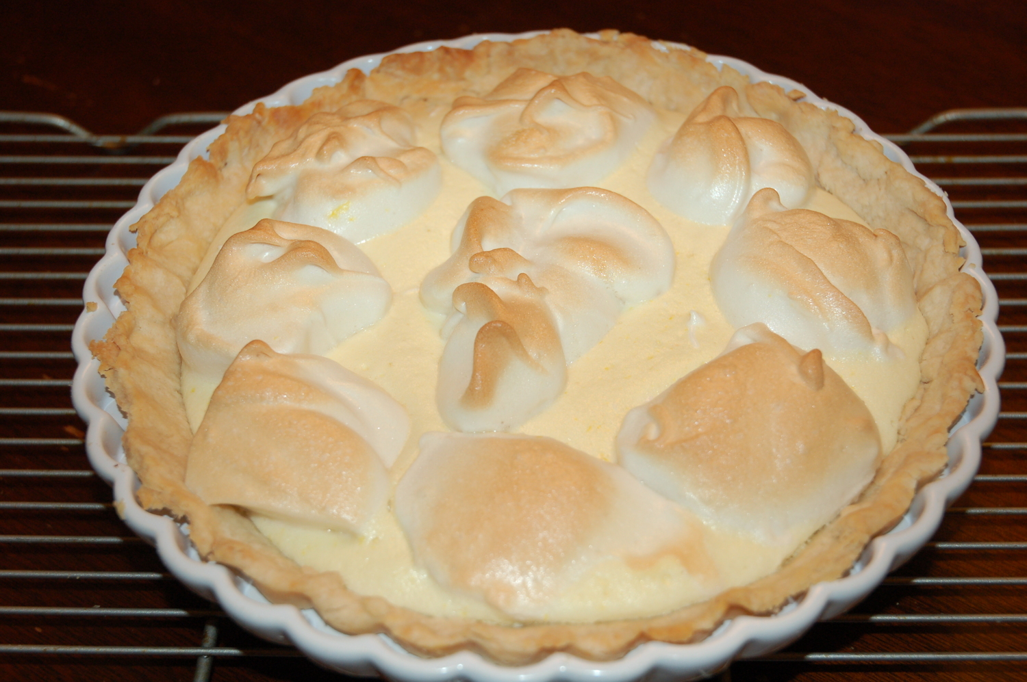 Lemon Meringue Fluff Pie a la Nanny