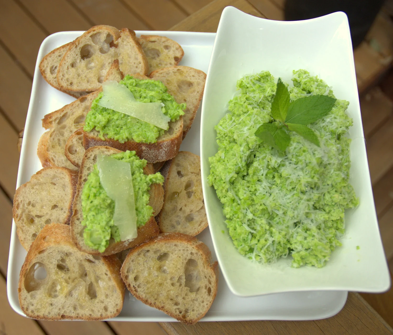 Fava Bean Crostini