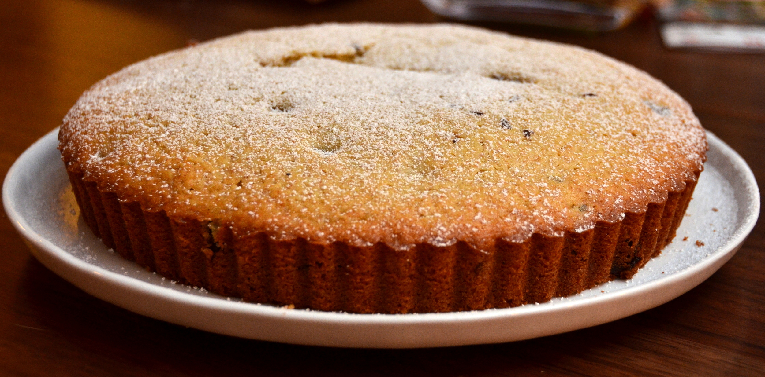 Olive Oil Cake with Dark Chocolate