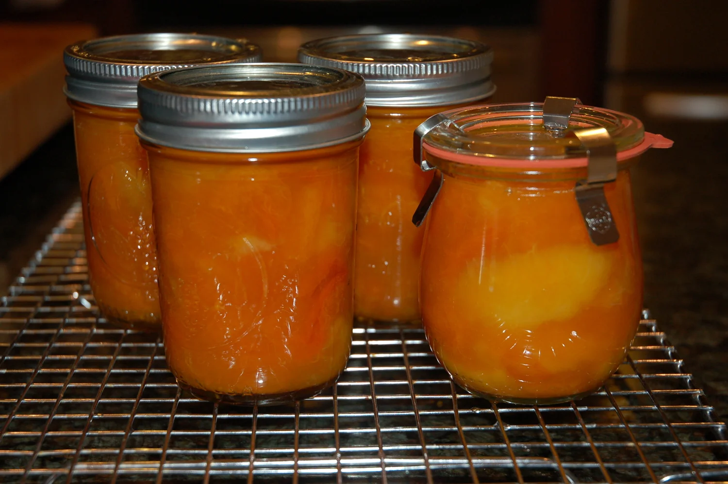 Apricot-Peach-Almond Jam