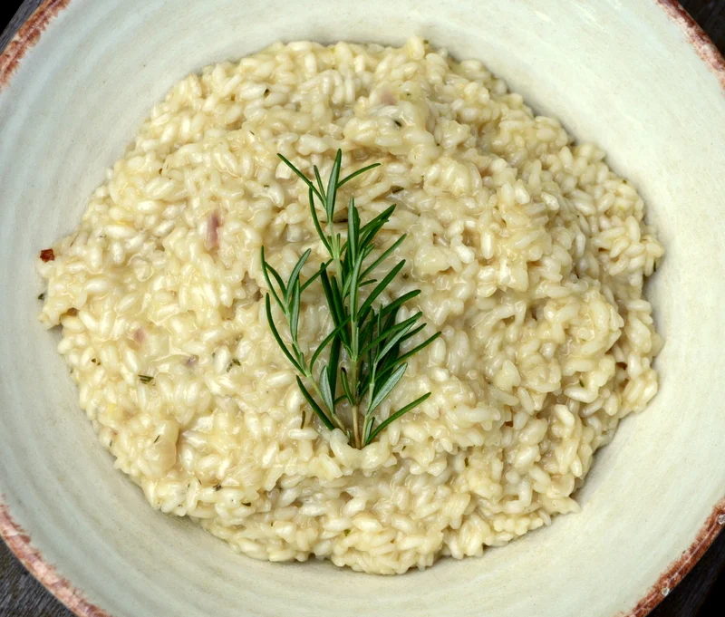 Manchego and Rosemary Risotto