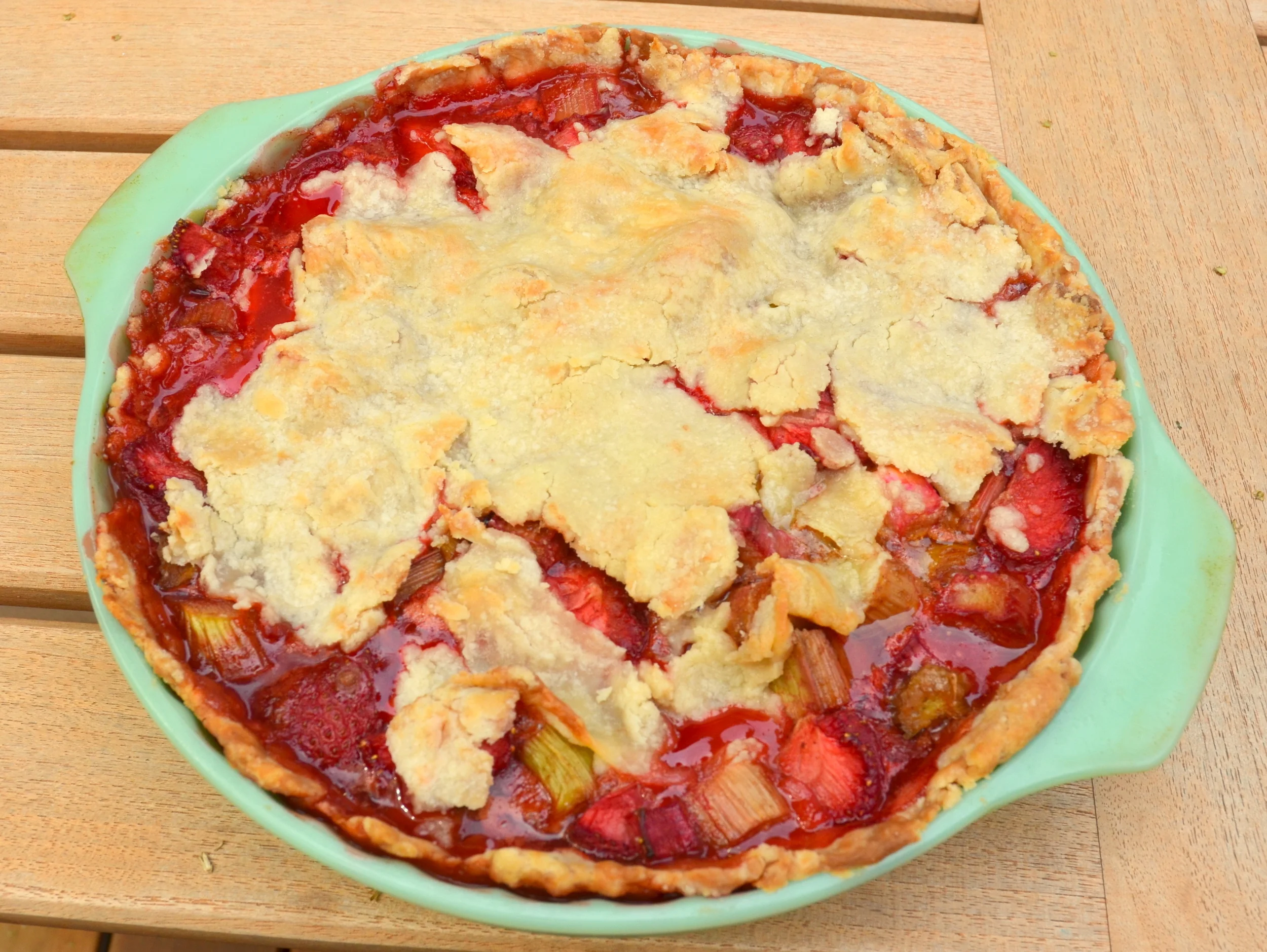 Strawberry-Rhubarb Pie, Version 2