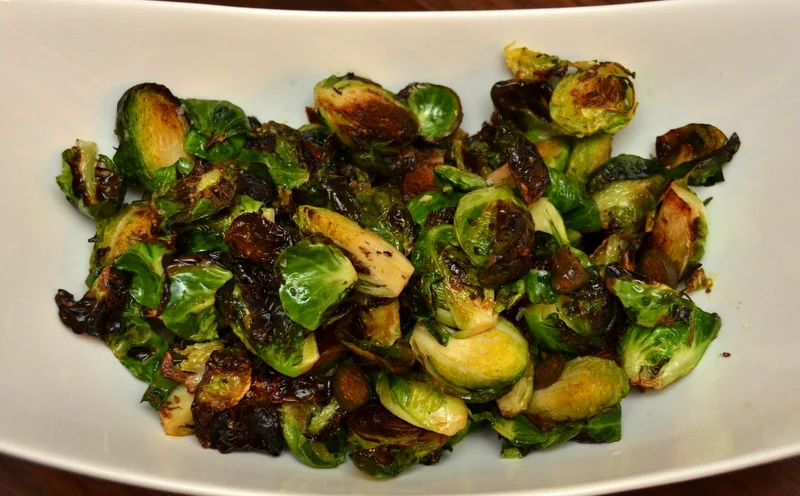 Brussels Sprouts, Crispy with Lemon, Capers and Pecorino