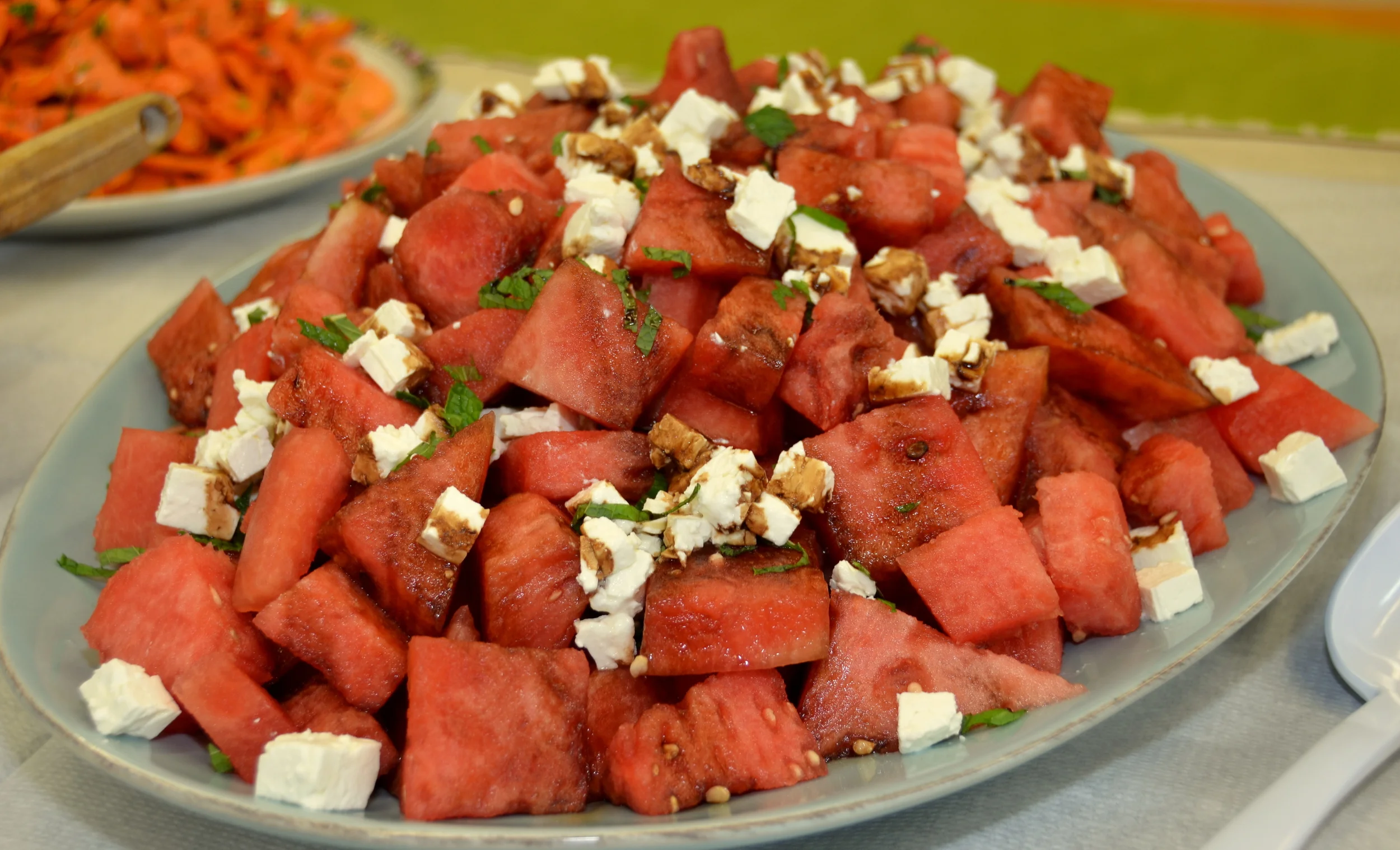 Watermelon, Feta and Mint Salad