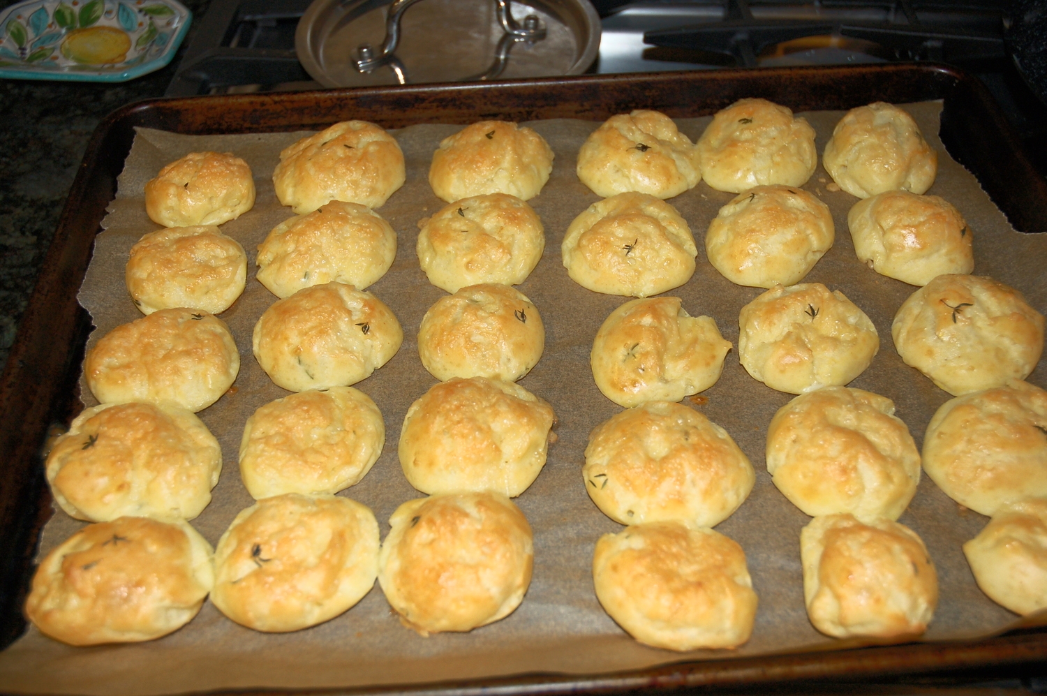 Thyme Gougères