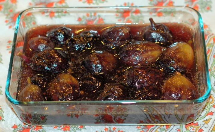 Coriander Sugar Poached Figs