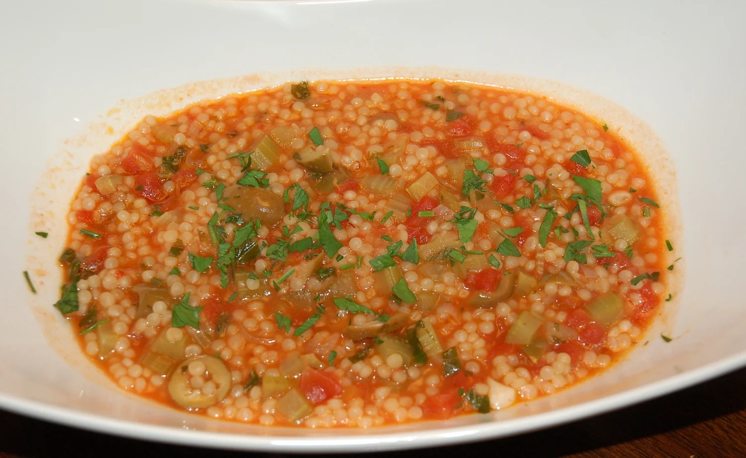 Sardinian-style Israeli Couscous