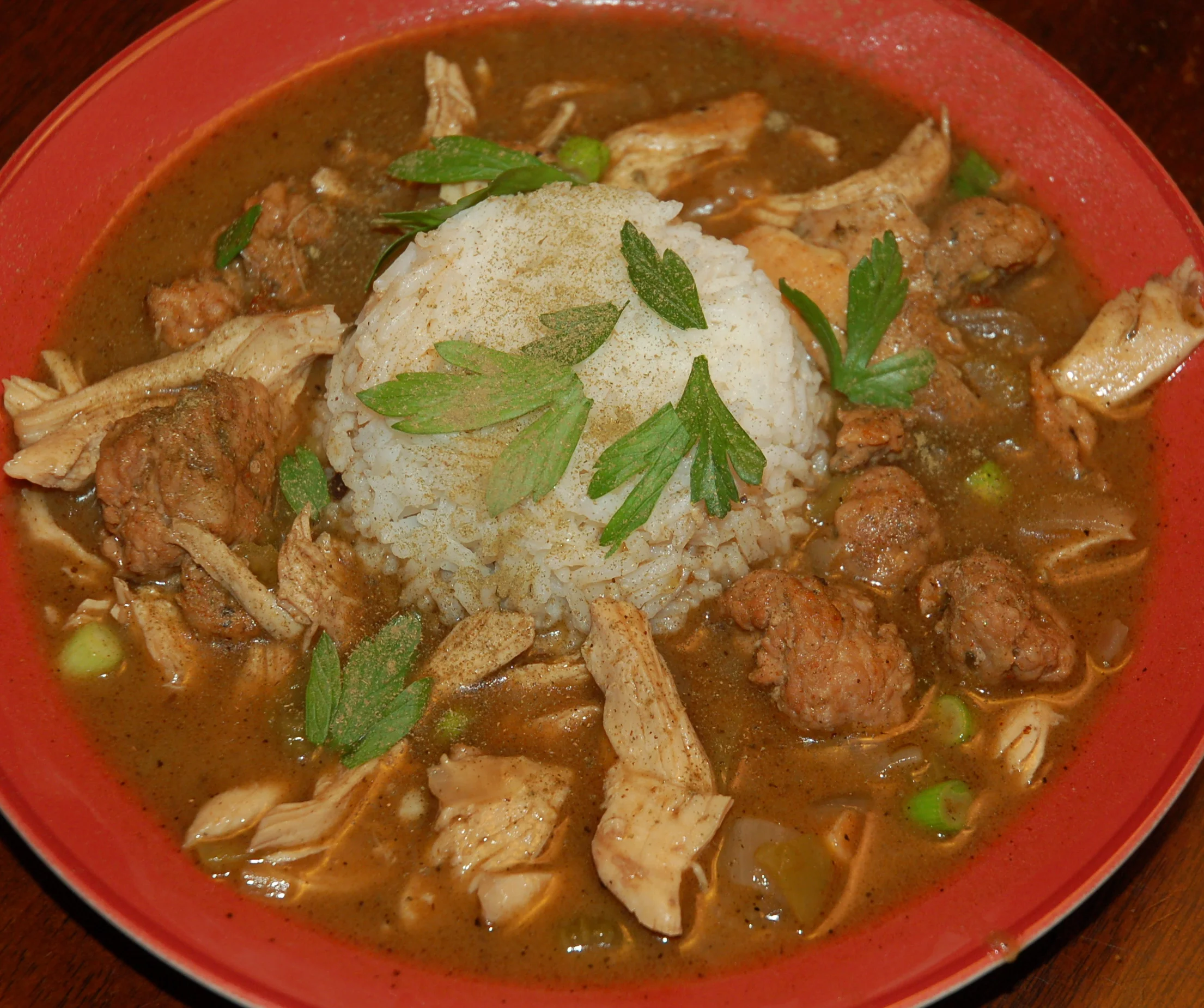 Louisiana Chicken and Sausage Gumbo