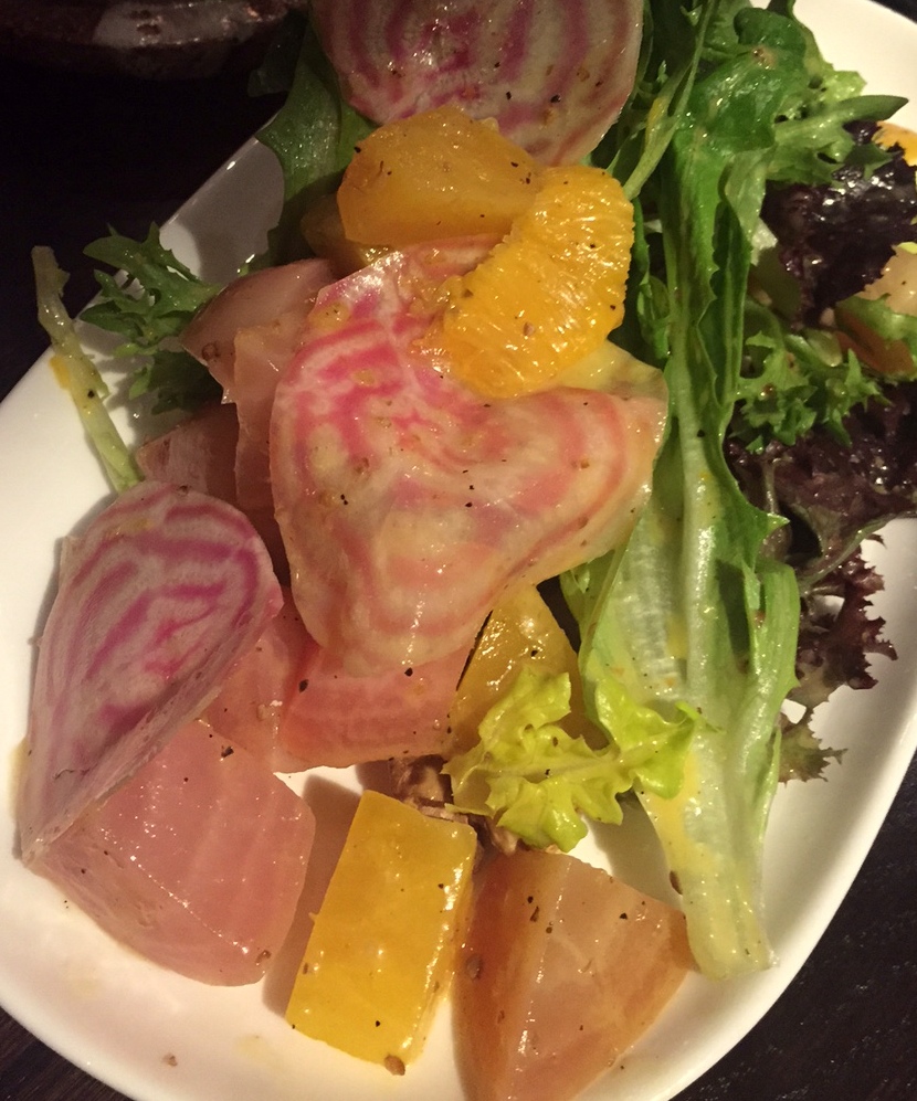 beet salad with orange and coriander