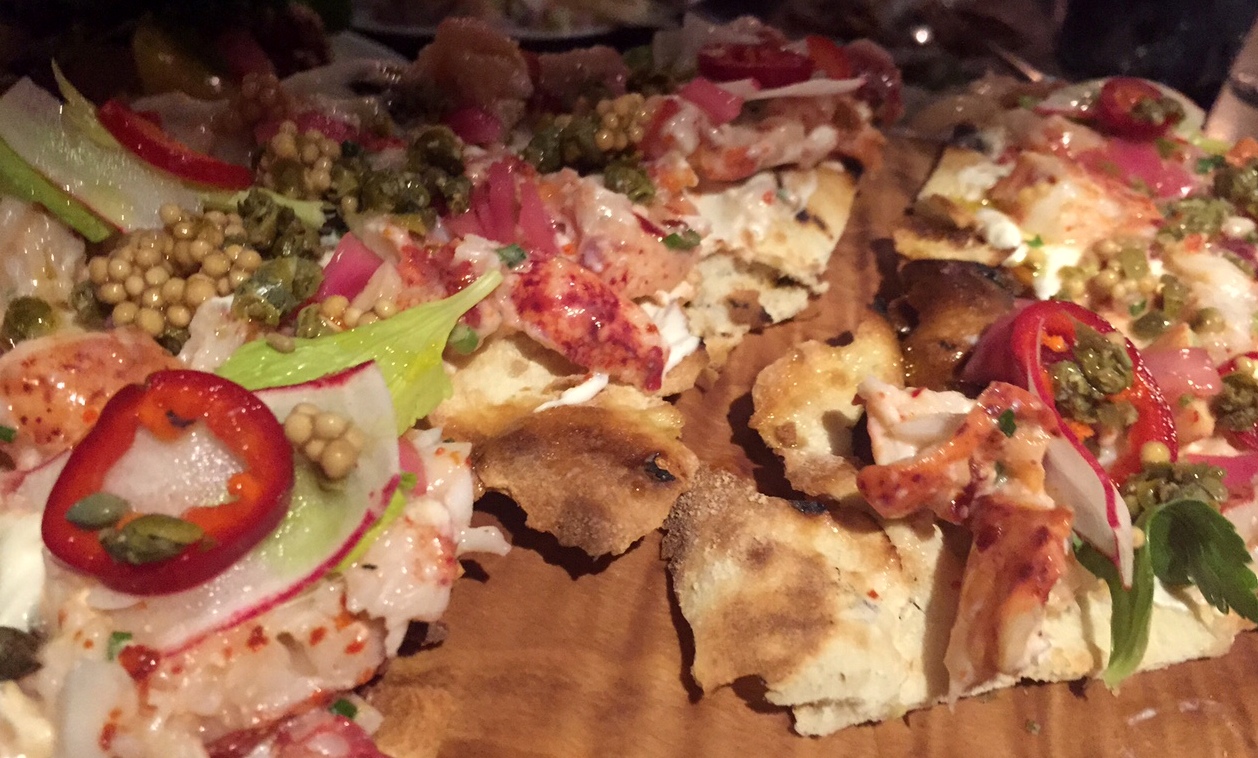 lobster flatbread