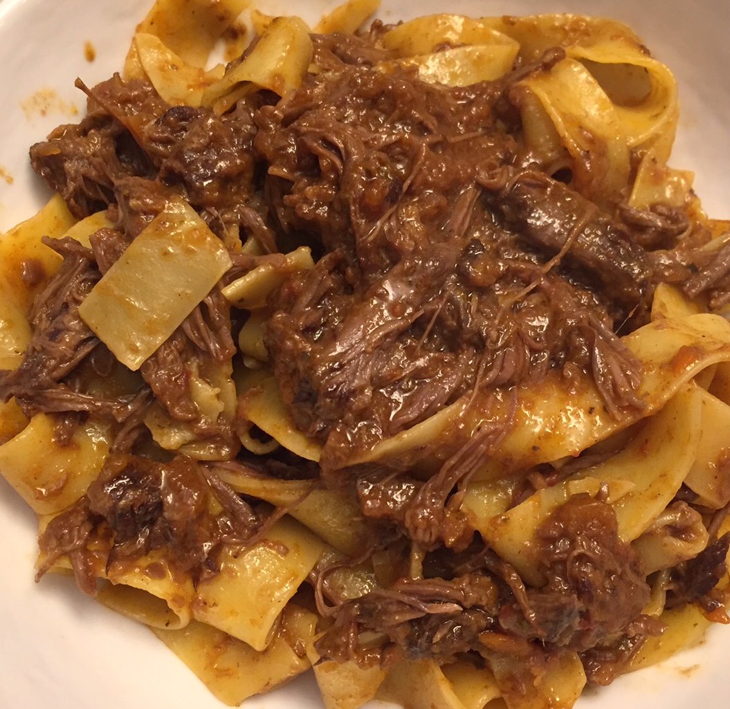 short rib ragu with pappardelle