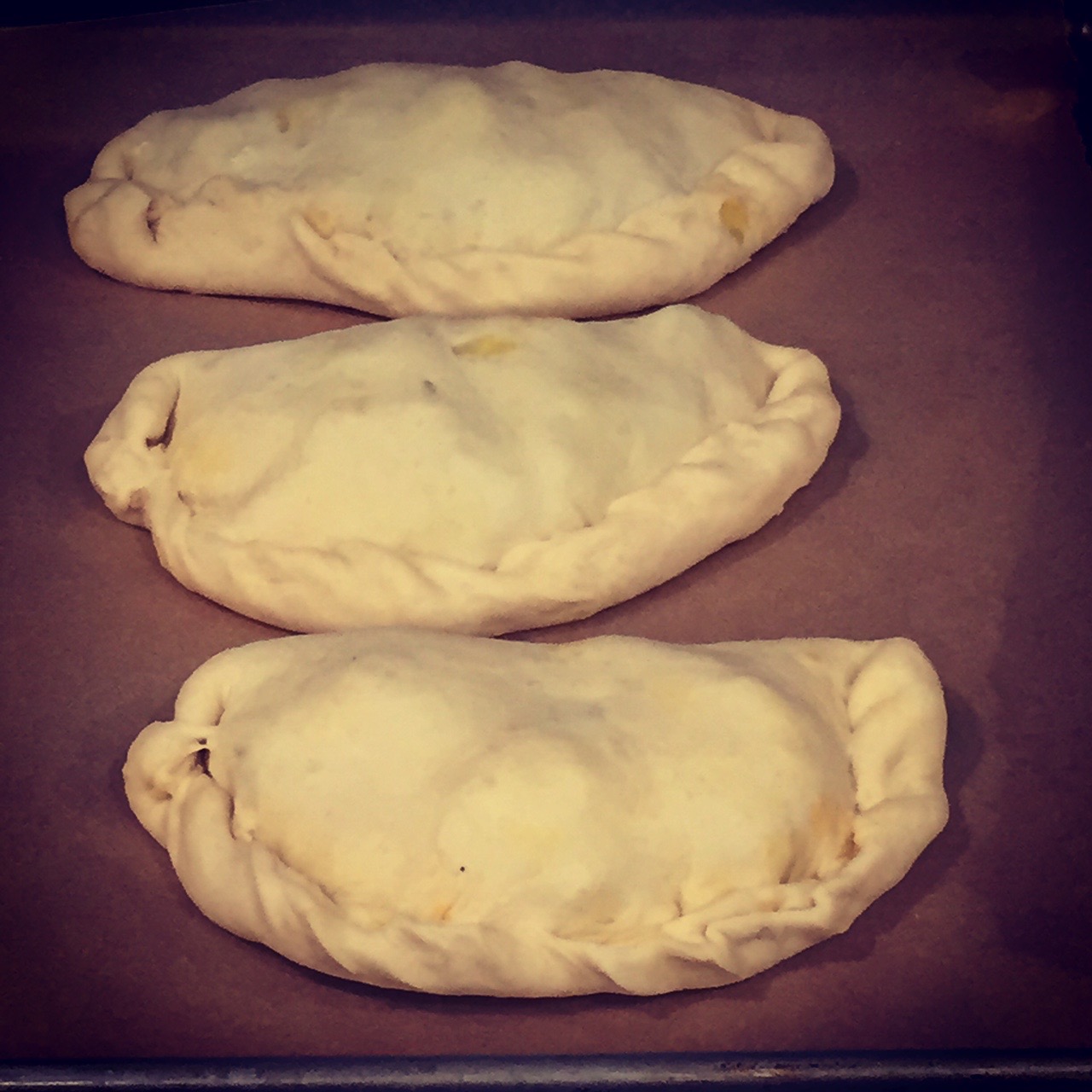 collard and chorizo handpies (pre-bake)