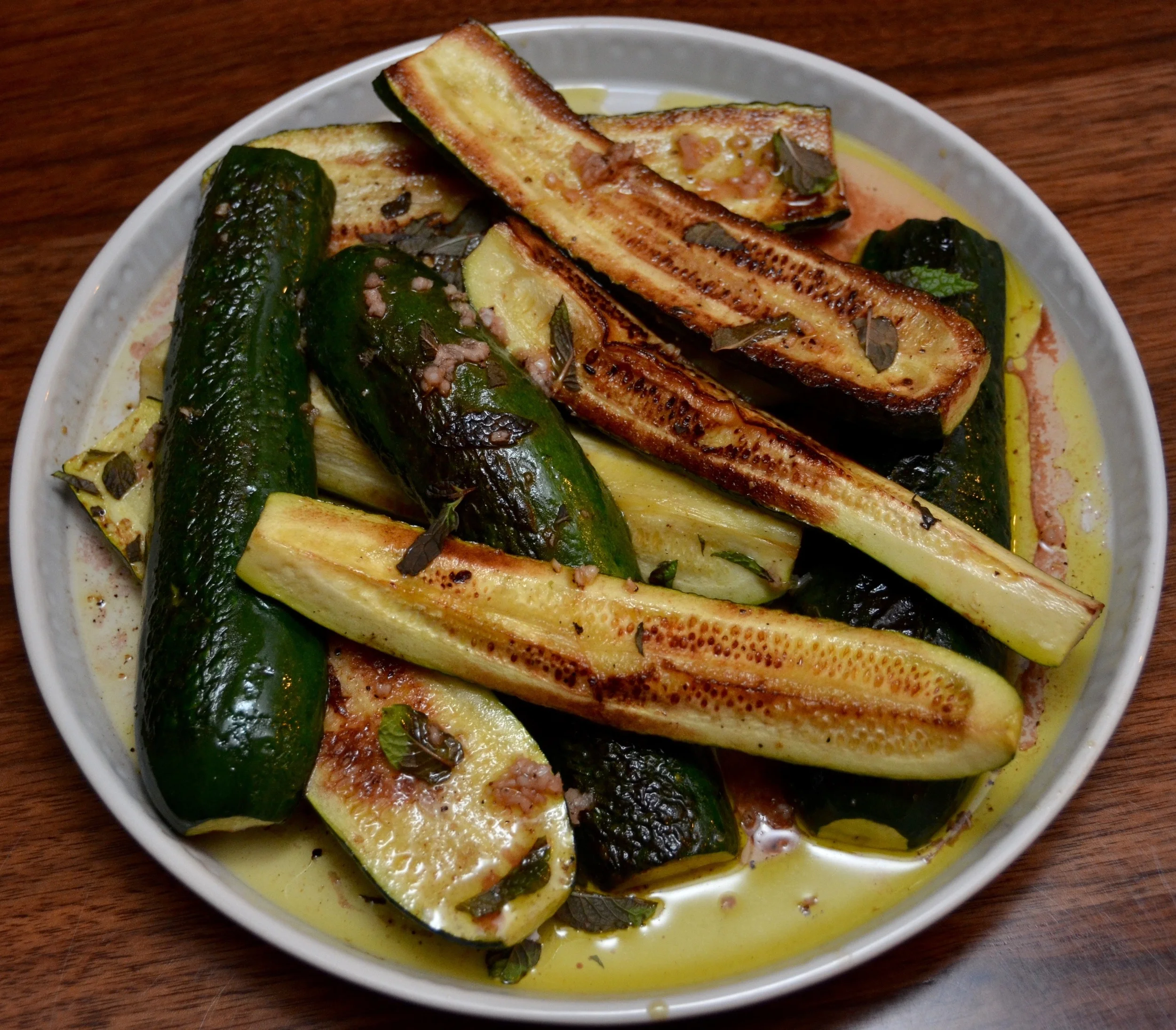 marinated zucchini
