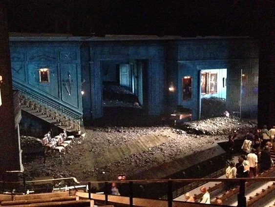 the Hamlet stage in the second half