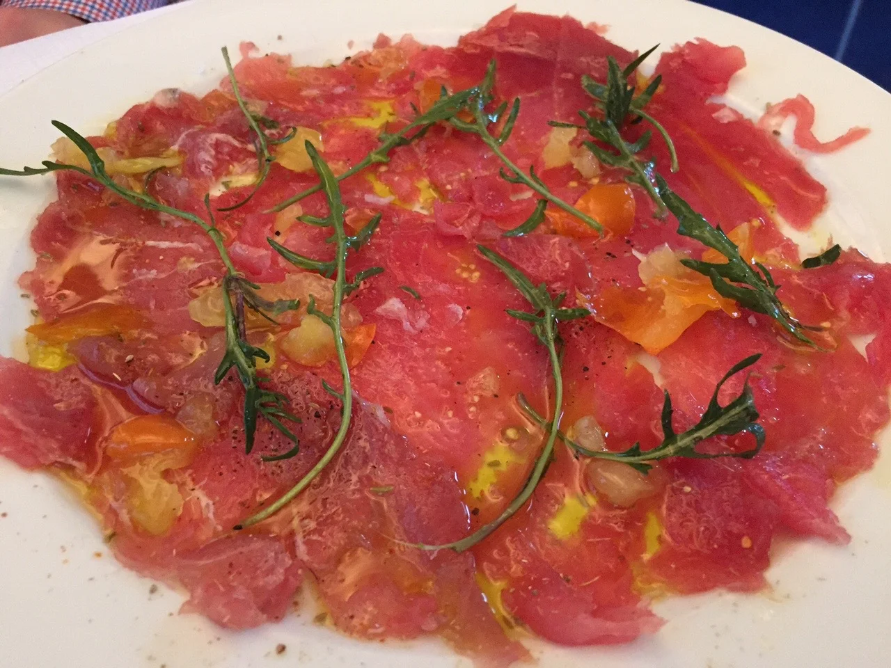 tuna carpaccio