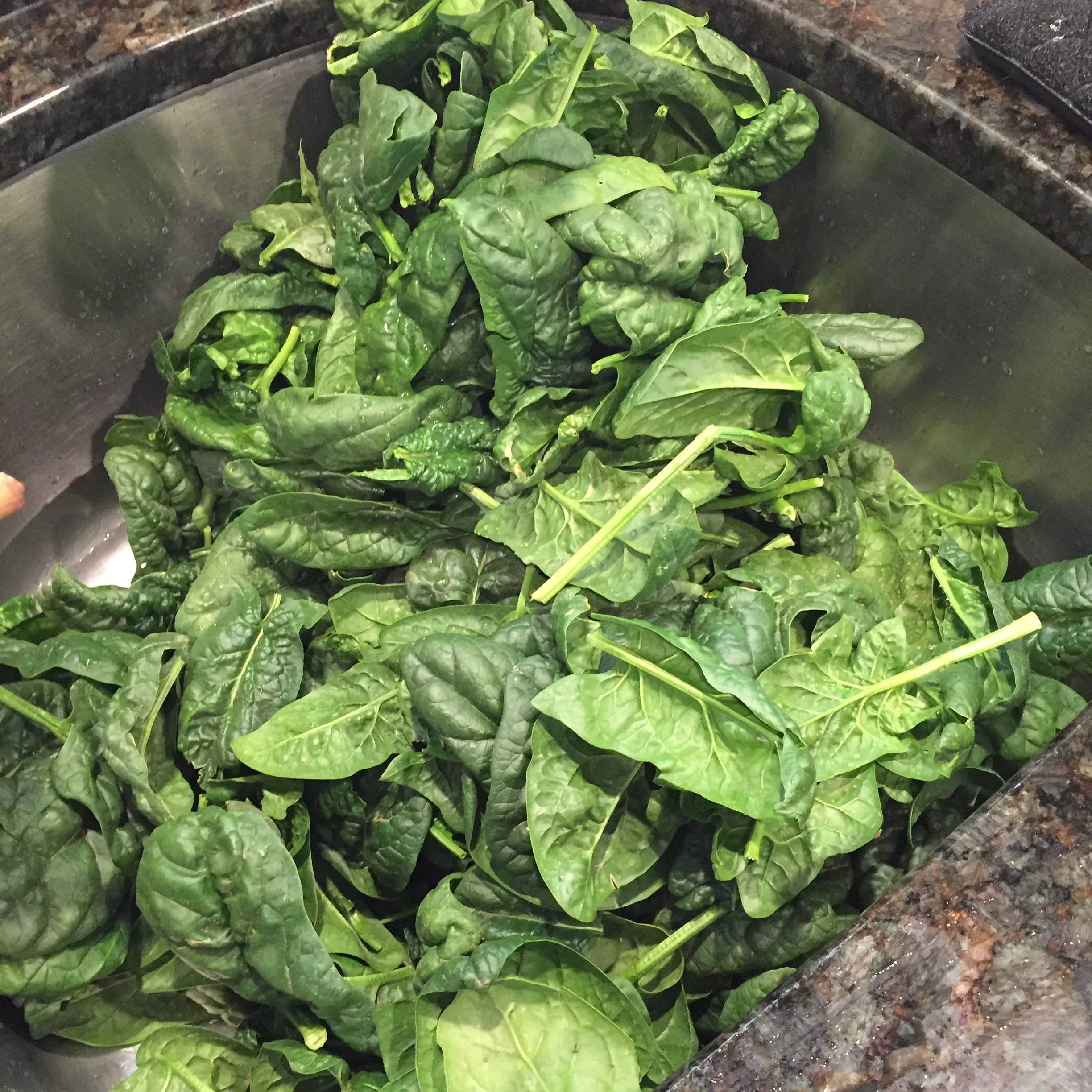pounds of spinach