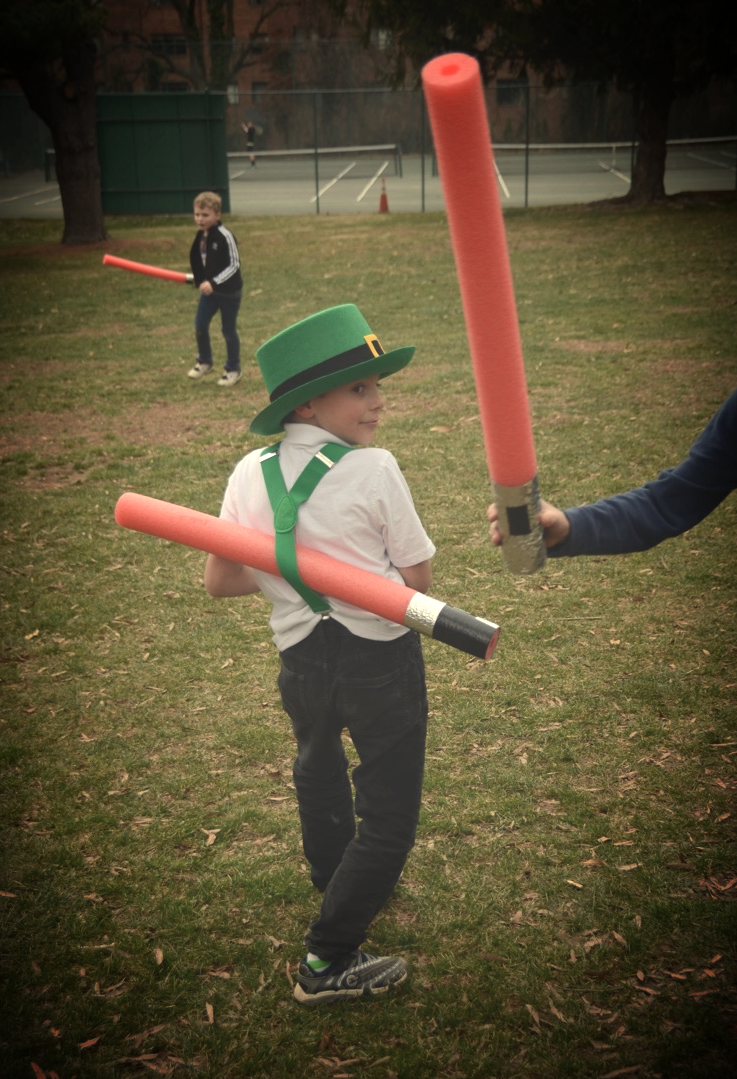 His character name was Darth Leprechaun. I do NOT worry about this kid's spirit.