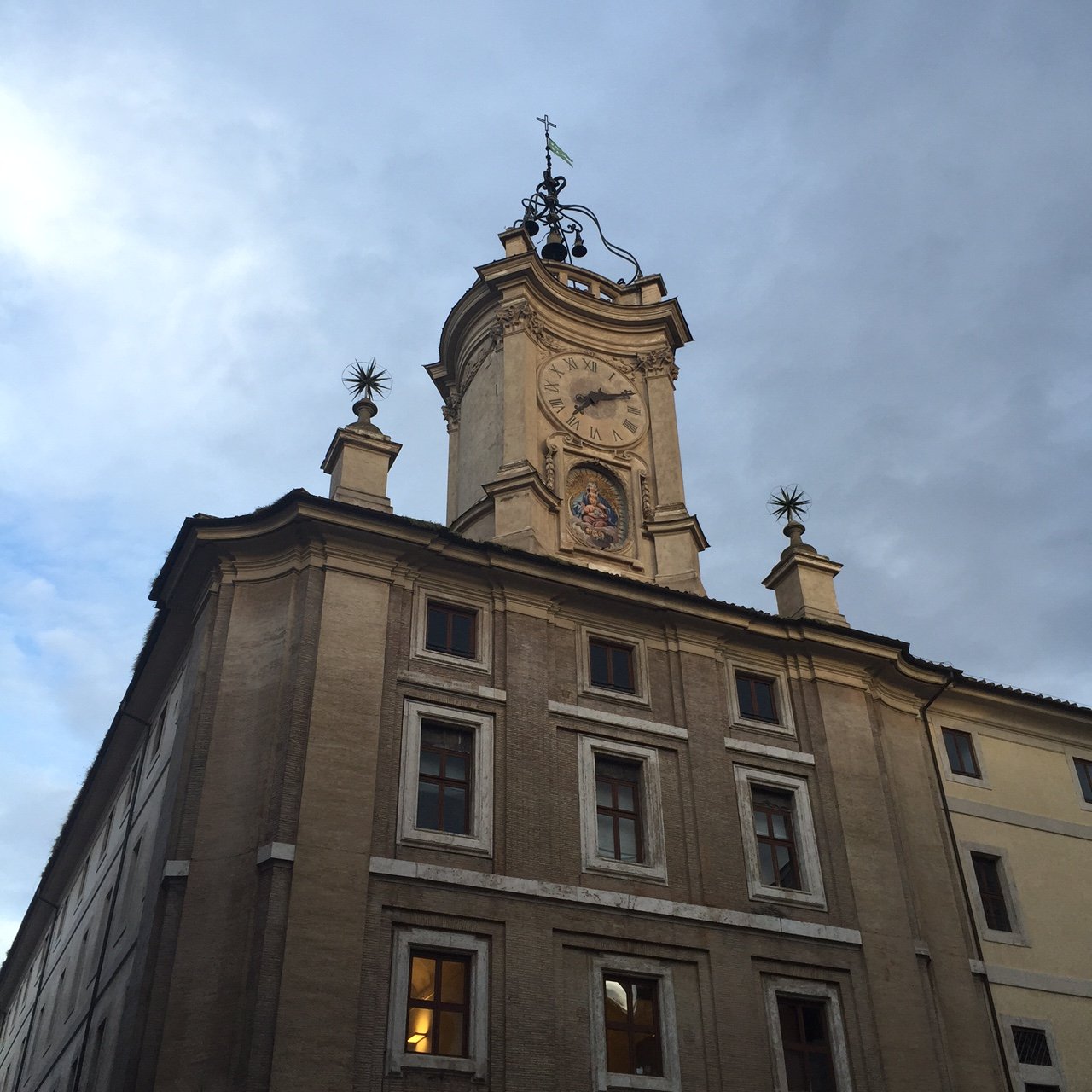 beautiful view tonight while walking in Rome.