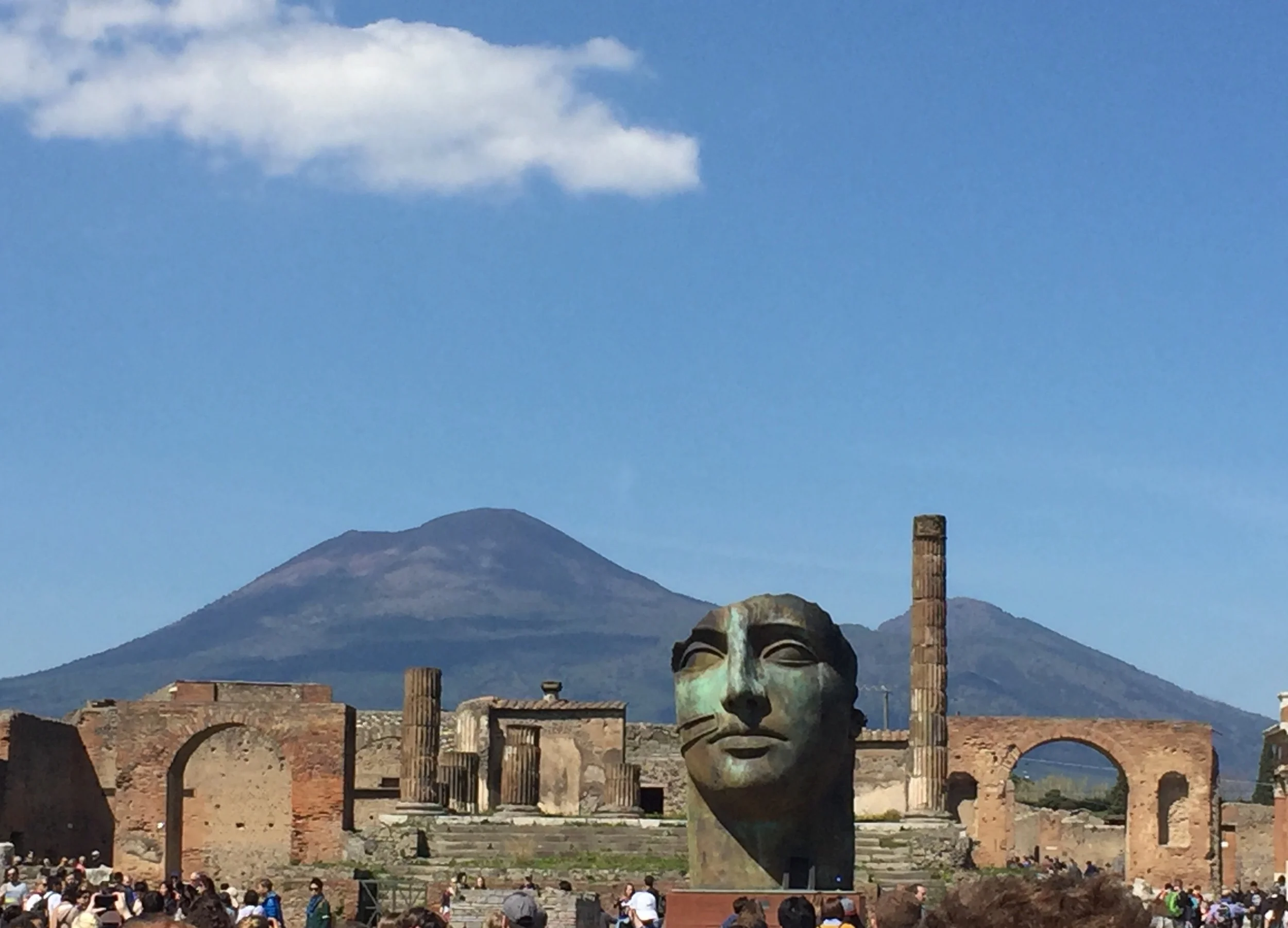 Vesuvius in the background