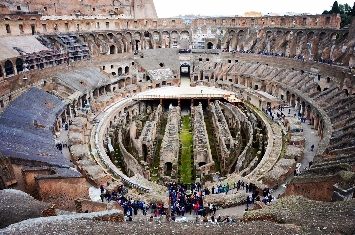 isn't this perspective of the Colosseum cool?!