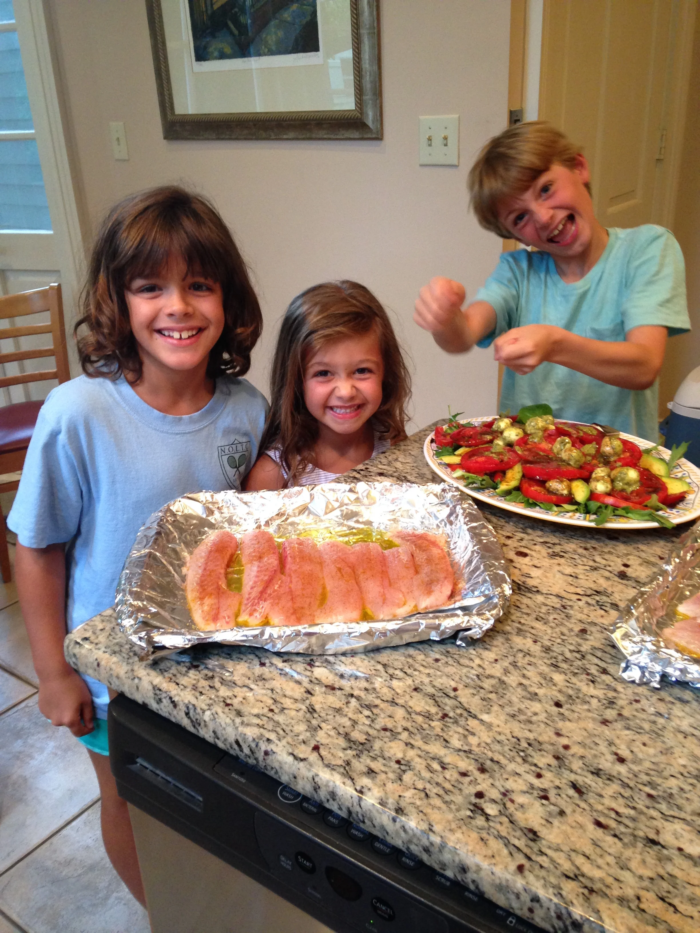 my cousin's precious daughters, and J-bird