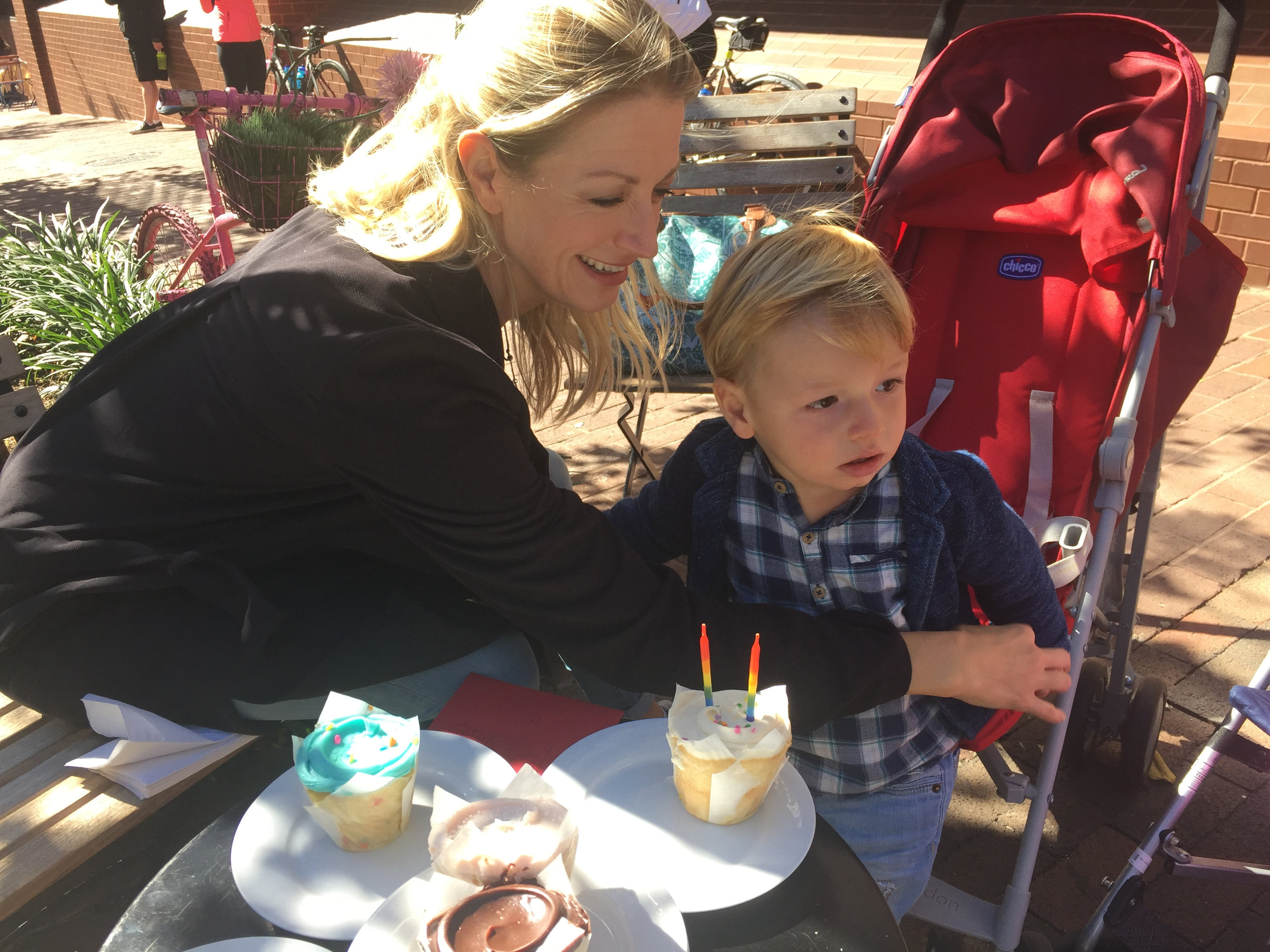 Beautiful mama and darling nephew!
