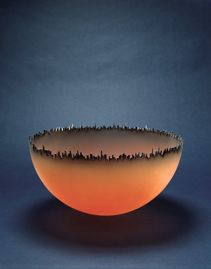 Courtesy of the Corning Museum; isn't this magical? Although sadly, I read it so much differently than I did when younger. Now, though still beautiful, it strikes me as environmental doomsday.